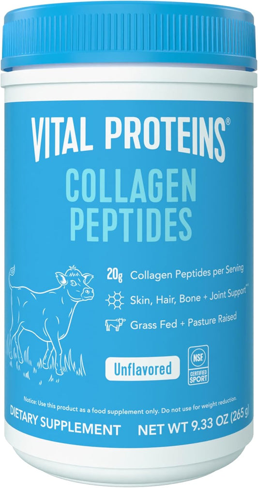 grass-fed-collagen-peptides-powder-for-hair-skin-nails-bones-and-joints-health---hydrolyzed-peptides-933oz---zero-sugar-unflavored-1