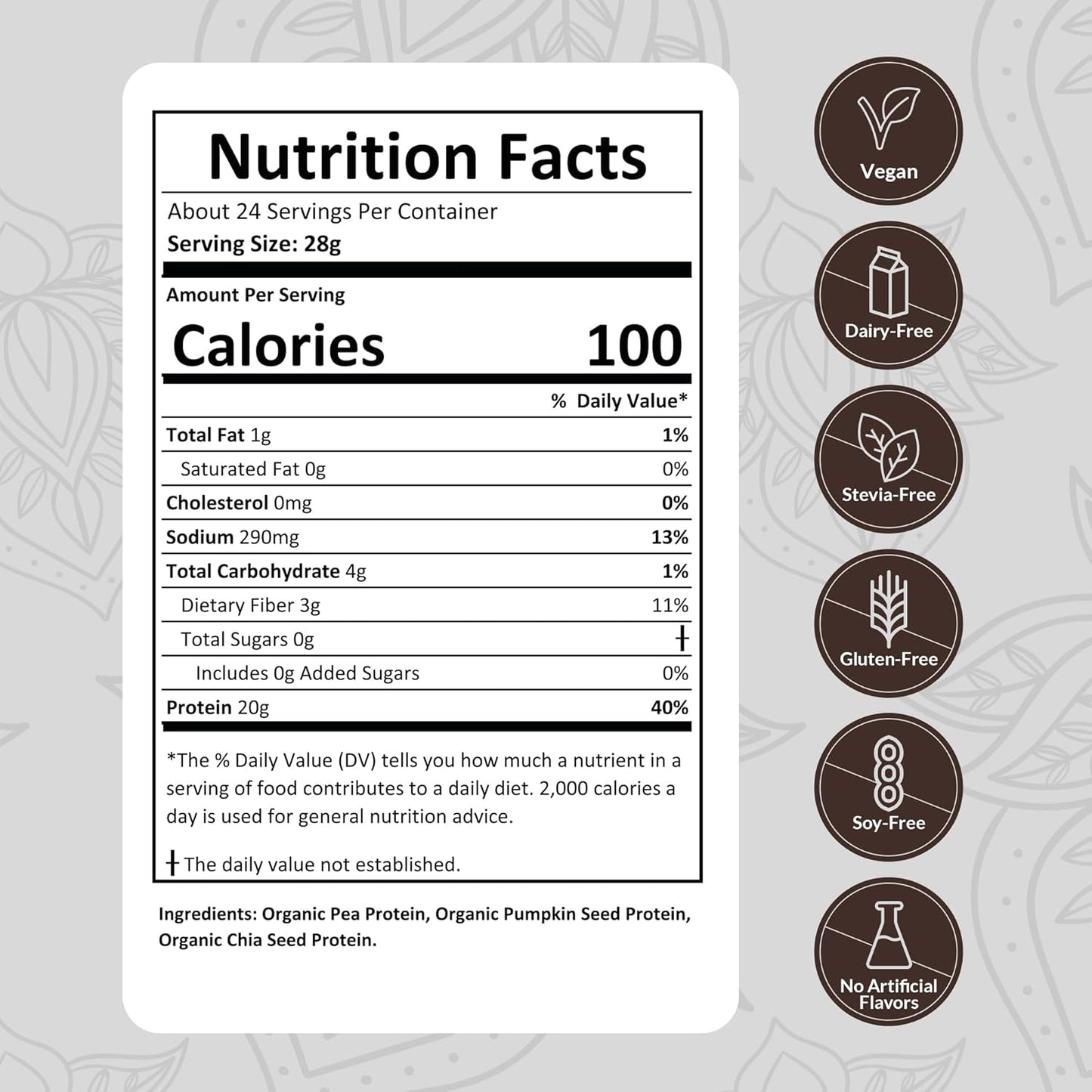 organic-vegan-protein-powder-sample-pack---plant-based-gluten-free-non-gmo-20g-protein-per-serving-ideal-for-smoothies-shakes---vanilla-flavor-pack-of-16-4