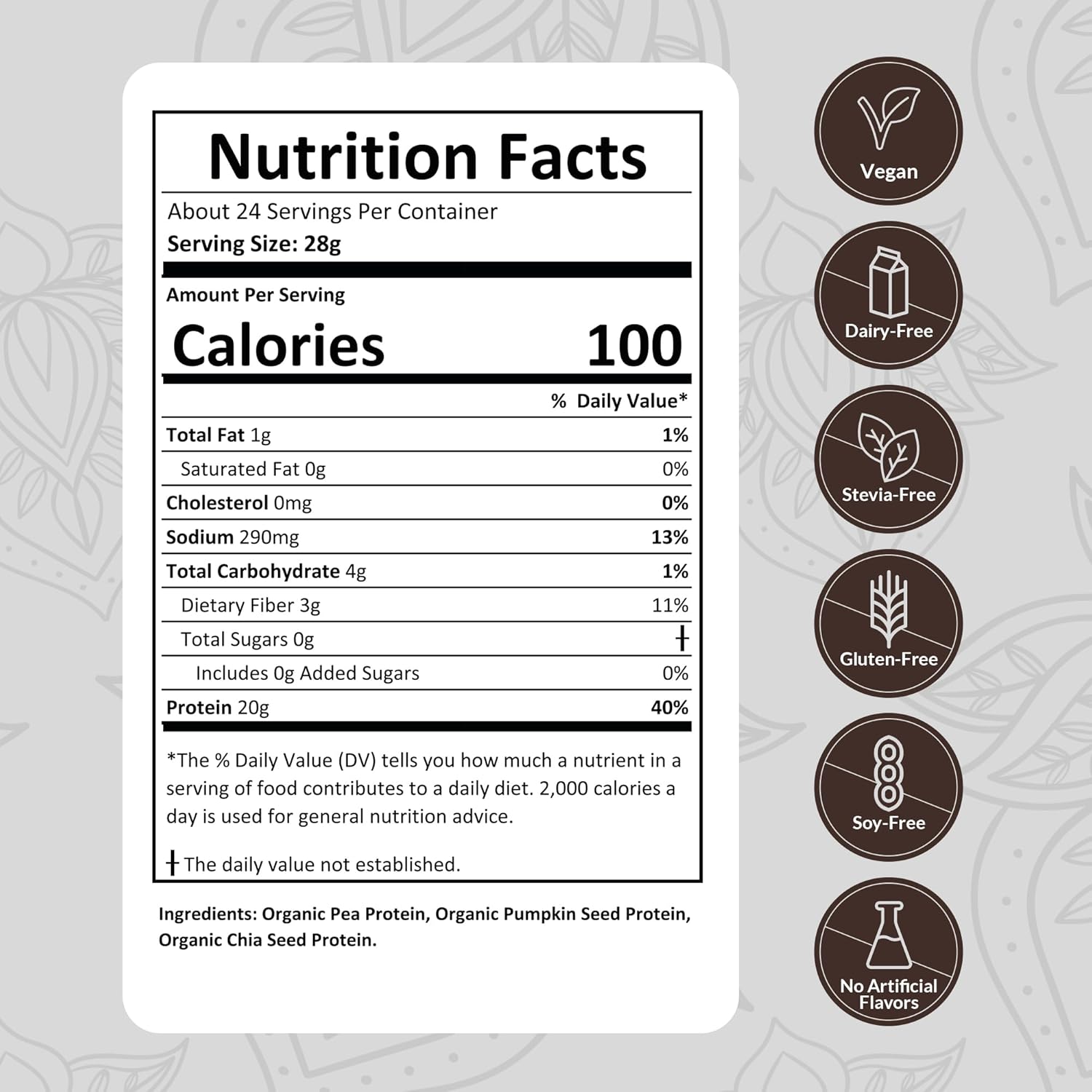 organic-vegan-protein-powder-sample-pack---plant-based-gluten-free-non-gmo-20g-protein-per-serving-ideal-for-smoothies-shakes---vanilla-flavor-pack-of-16-4