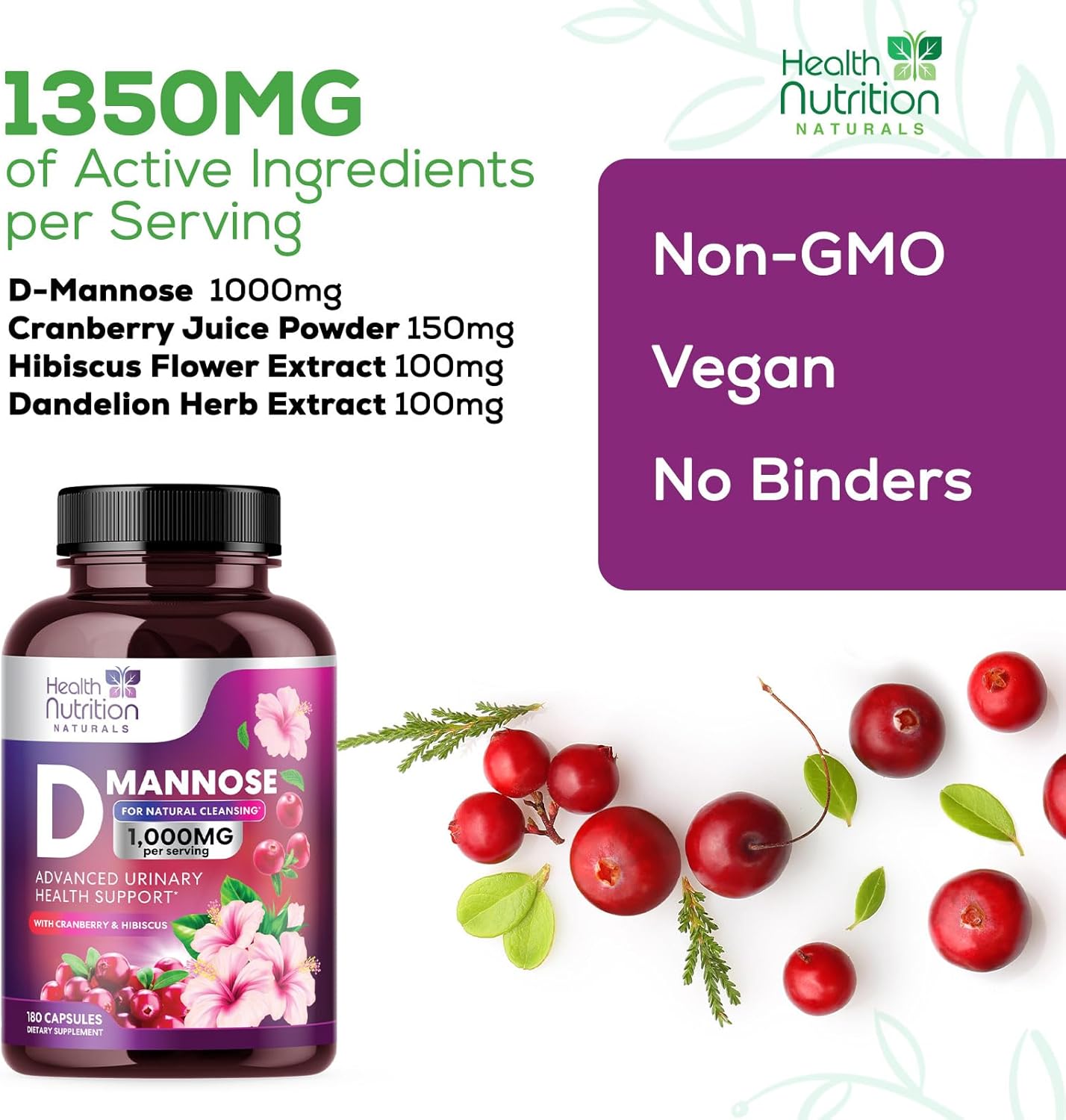 natural-d-mannose-cranberry-extract-1350mg-capsules---urinary-tract-health-support-for-women-men---flush-impurities-in-bladder---non-gmo-vegan---180-count-6