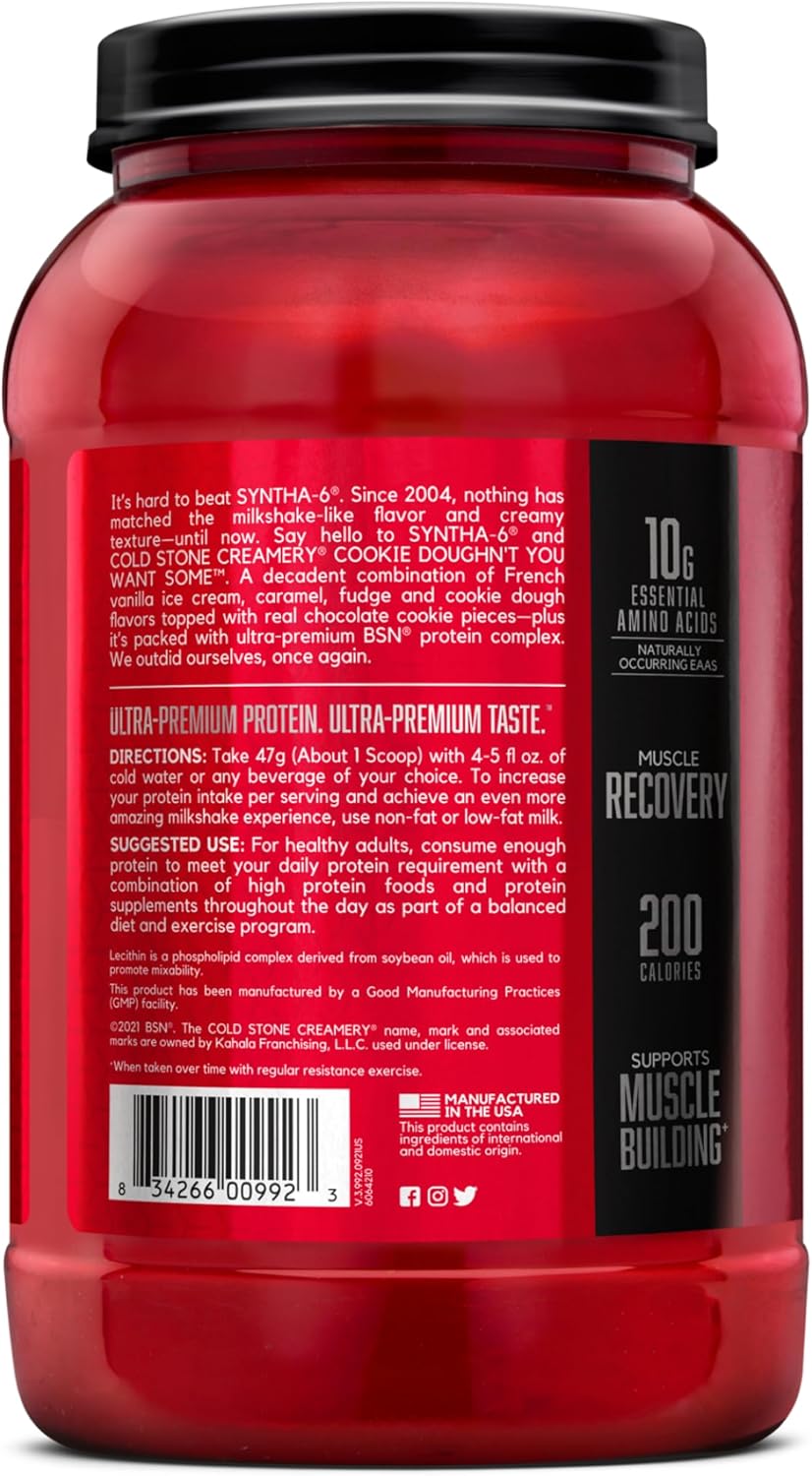 bsn-syntha-6-whey-protein-powder-with-cold-stone-creamery-cookie-dough-flavor---25-servings-of-micellar-casein-and-milk-protein-isolate-powder-8