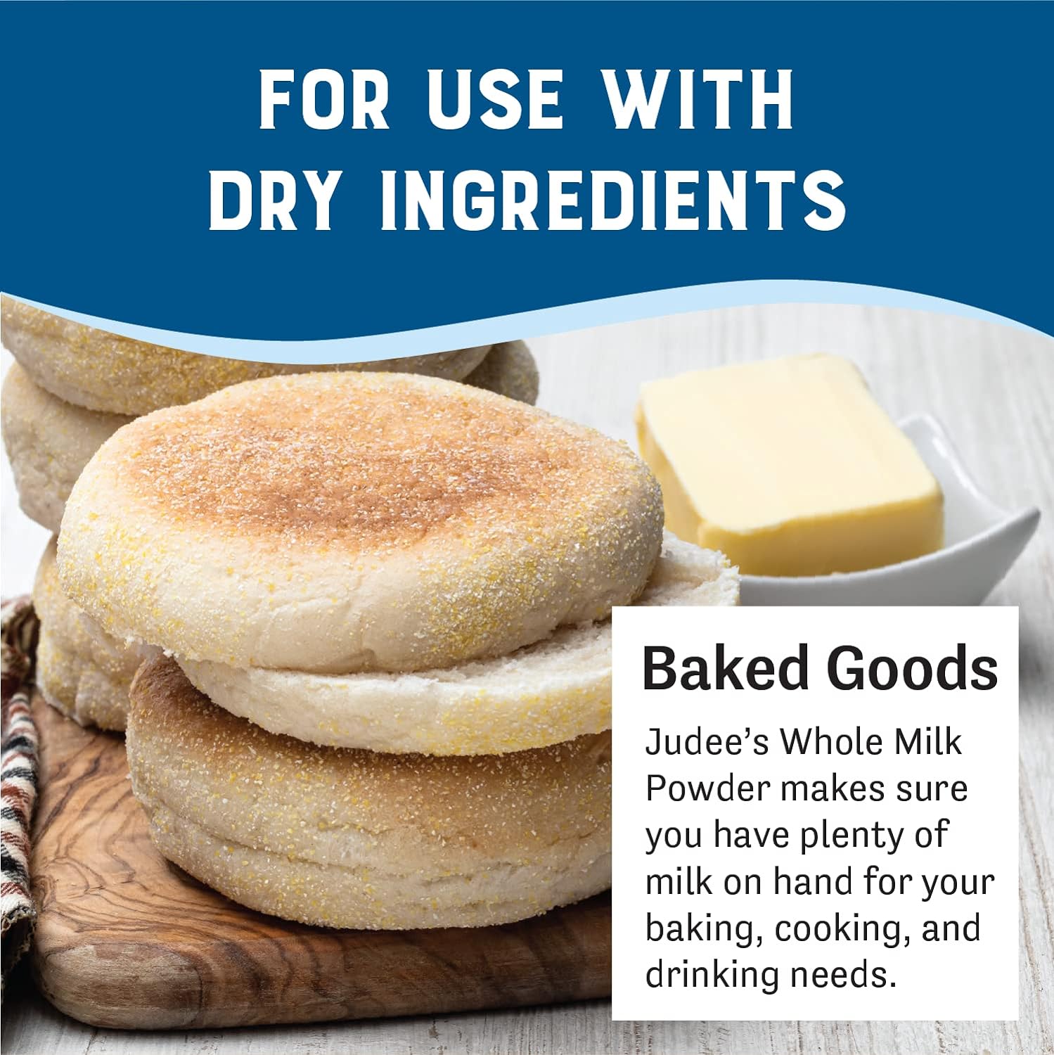 Bulk Whole Milk Powder 45lb (5lb Pack of 9) - Non-GMO, rBST Hormone-Free, Gluten-Free & Nut-Free - Made in USA - Ideal for Baking, Travel, and Pantry Storage - Espot.com.au