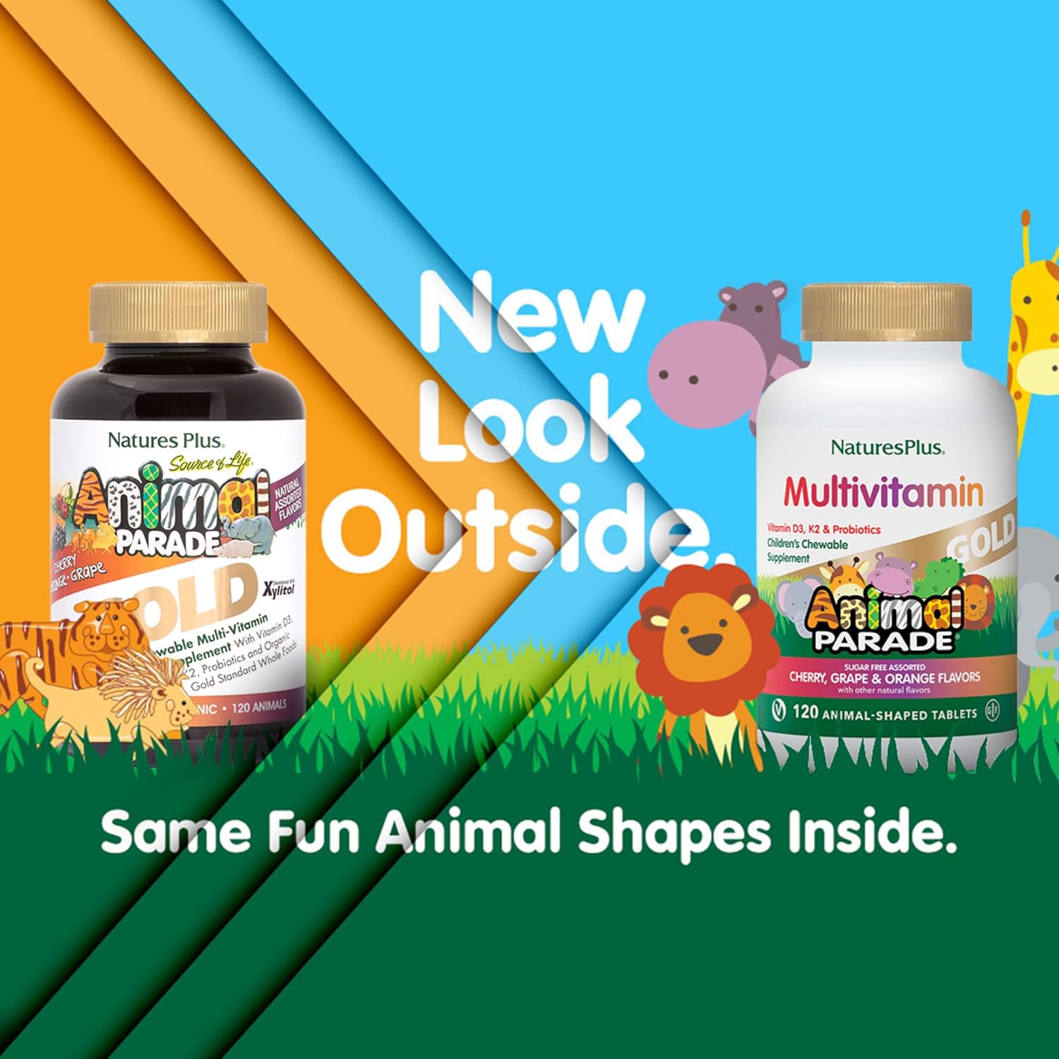 natures-plus-animal-parade-gold-childrens-multivitamin---240-chewable-tablets---assorted-flavors---vegan-gluten-free---120-servings-2