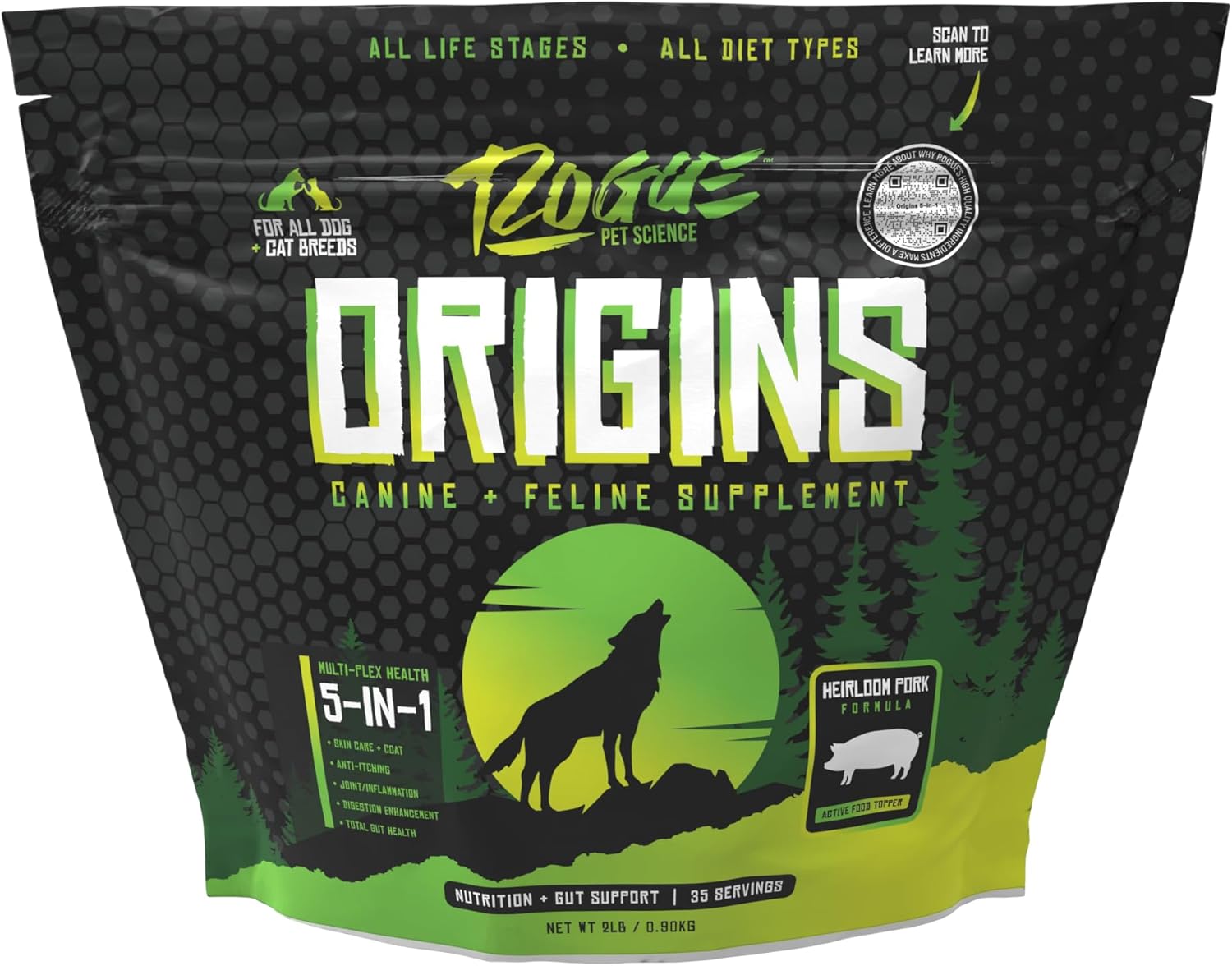 natural-heirloom-pork-protein-dog-supplement-for-healthy-digestion-skin-and-coat---rogue-pet-science-origins-5-in-1-powdered-food-topper---reduces-itching-joint-inflammation---2-lbs-1