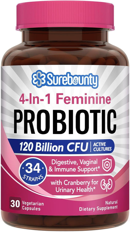 surebounty-womens-probiotic-supplement---120-billion-cfu-34-strains-prebiotics-digestive-enzymes-cranberry---4-in-1-feminine-support-for-digestive-vaginal-and-immune-health---30-count-1