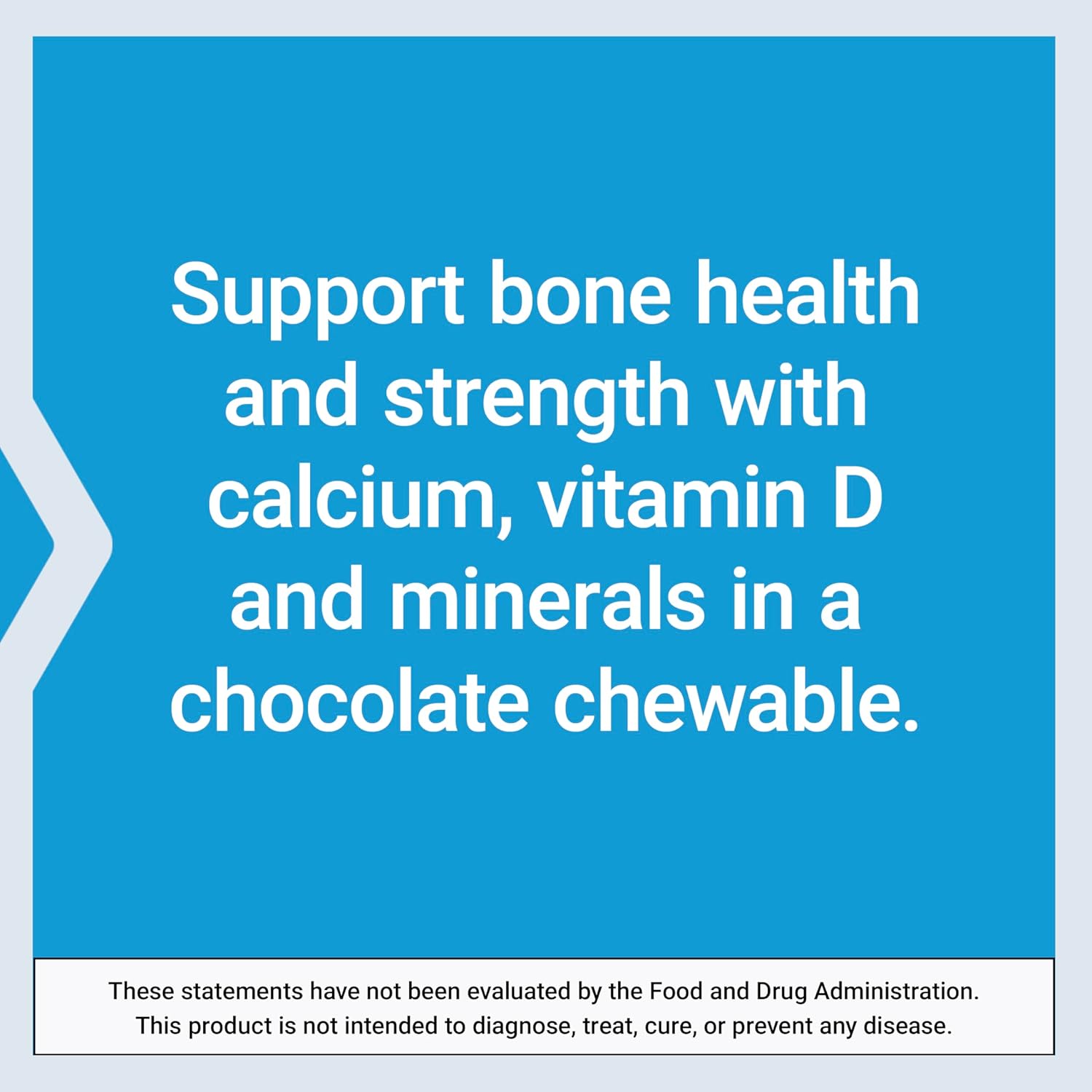 Chewable Bone Restore Calcium Supplement for Bone Health, 60 Tablets - Includes Calcium, Vitamin D, Minerals - Gluten Free & Non-GMO - Espot.com.au