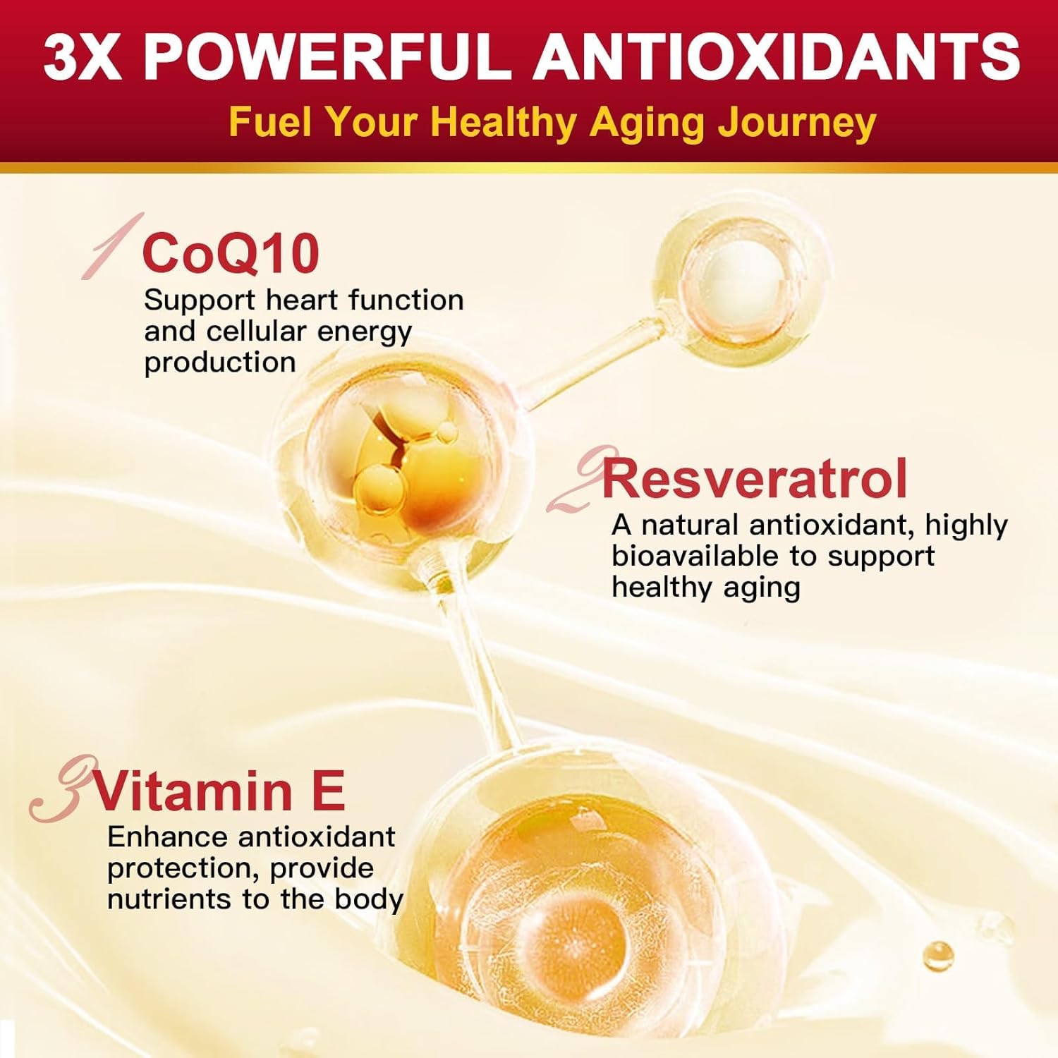 High Absorption CoQ10-200mg with Trans-Resveratrol, PQQ & Vitamin E - Antioxidant for Heart & Energy - 120 Veg Capsules - Espot.com.au