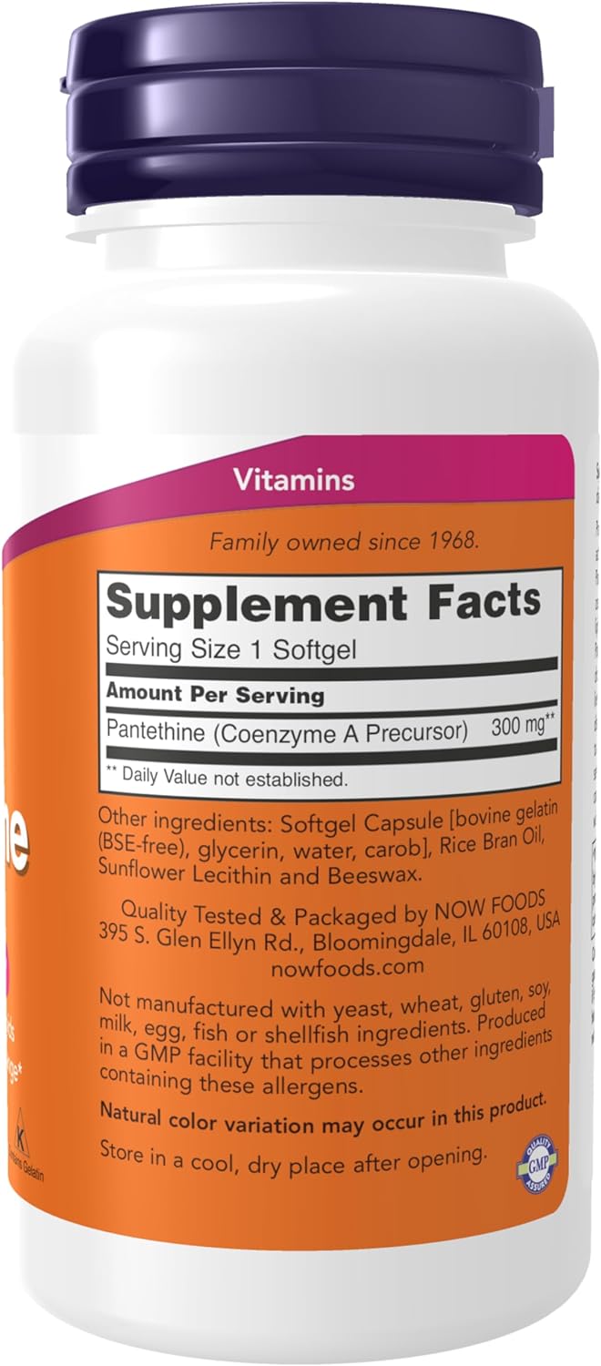 now-foods-pantethine-300mg-softgels-for-cardiovascular-health---coenzyme-a-precursor-supplement---60-count-2