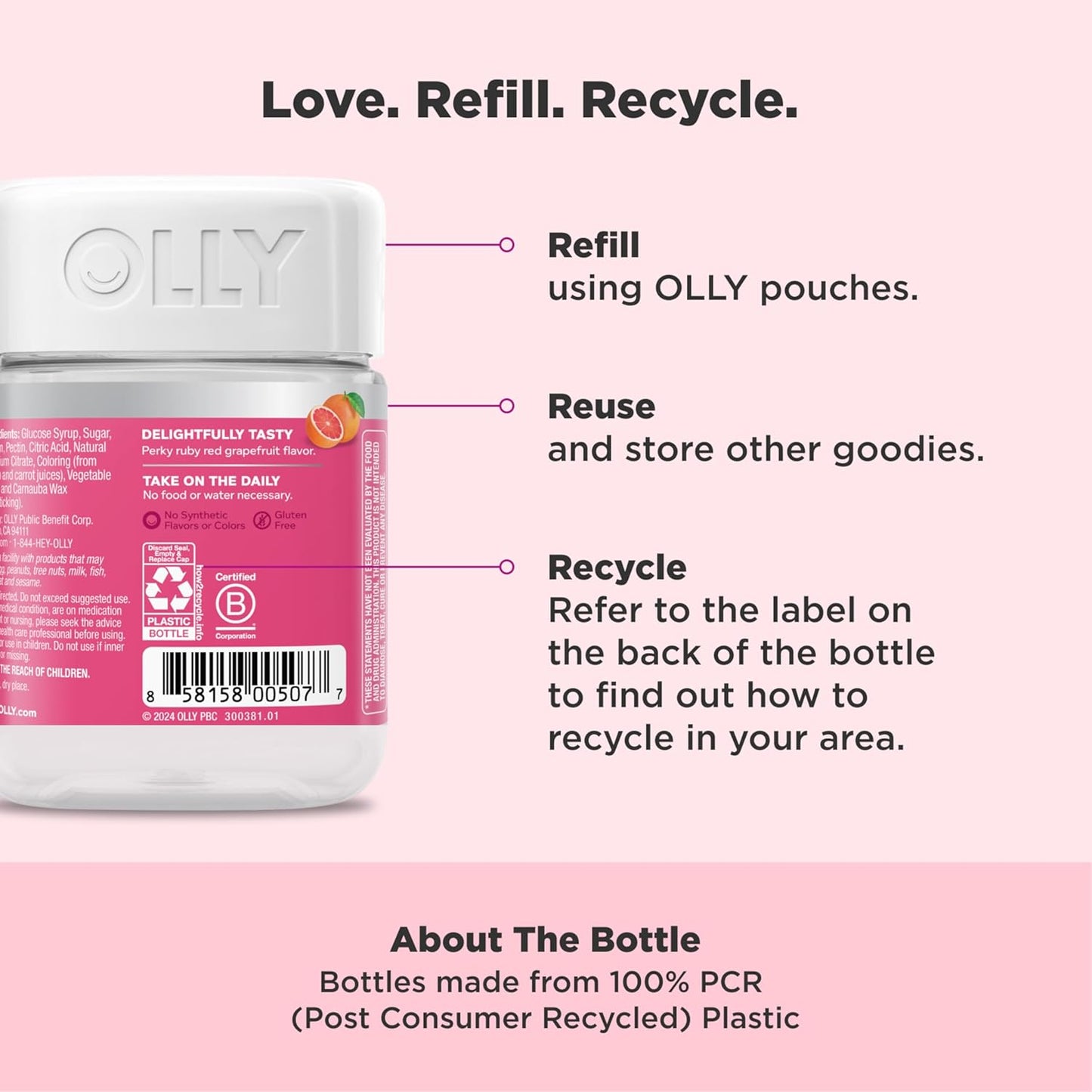 olly-undeniable-beauty-gummy-hair-skin-nails-support-with-biotin-vitamin-c-keratin---grapefruit-flavor-30-day-supply-60-count-5