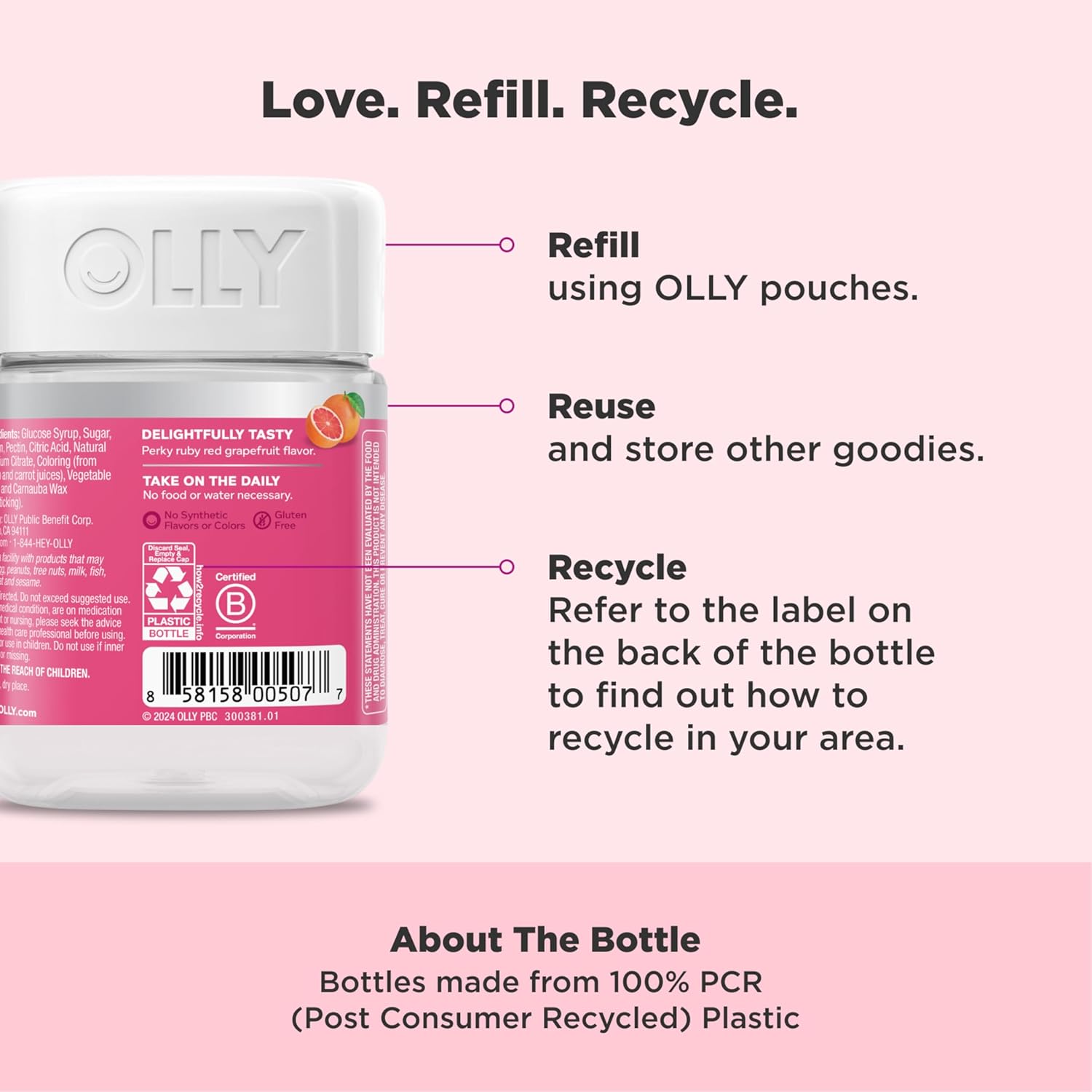 olly-undeniable-beauty-gummy-hair-skin-nails-support-with-biotin-vitamin-c-keratin---grapefruit-flavor-30-day-supply-60-count-5