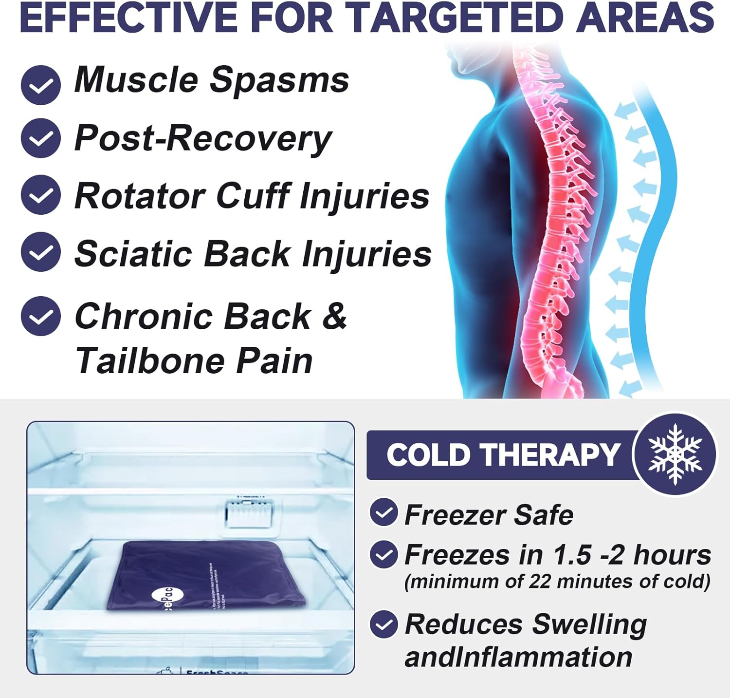 extra-large-gel-flexible-back-ice-pack---reusable-11x-20-cold-pack-wrap-for-pain-relief-swelling---cold-compress-therapy-for-injuries-bruises-surgery---knee-leg-neck-shoulder-hip-2
