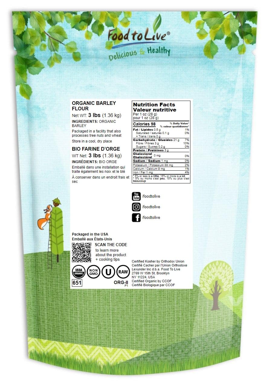 organic-barley-flour-3-lbs---non-gmo-stone-ground-fine-flour-for-baking-vegan-kosher-rich-in-fiber---ideal-for-flour-blends---usa-made-2