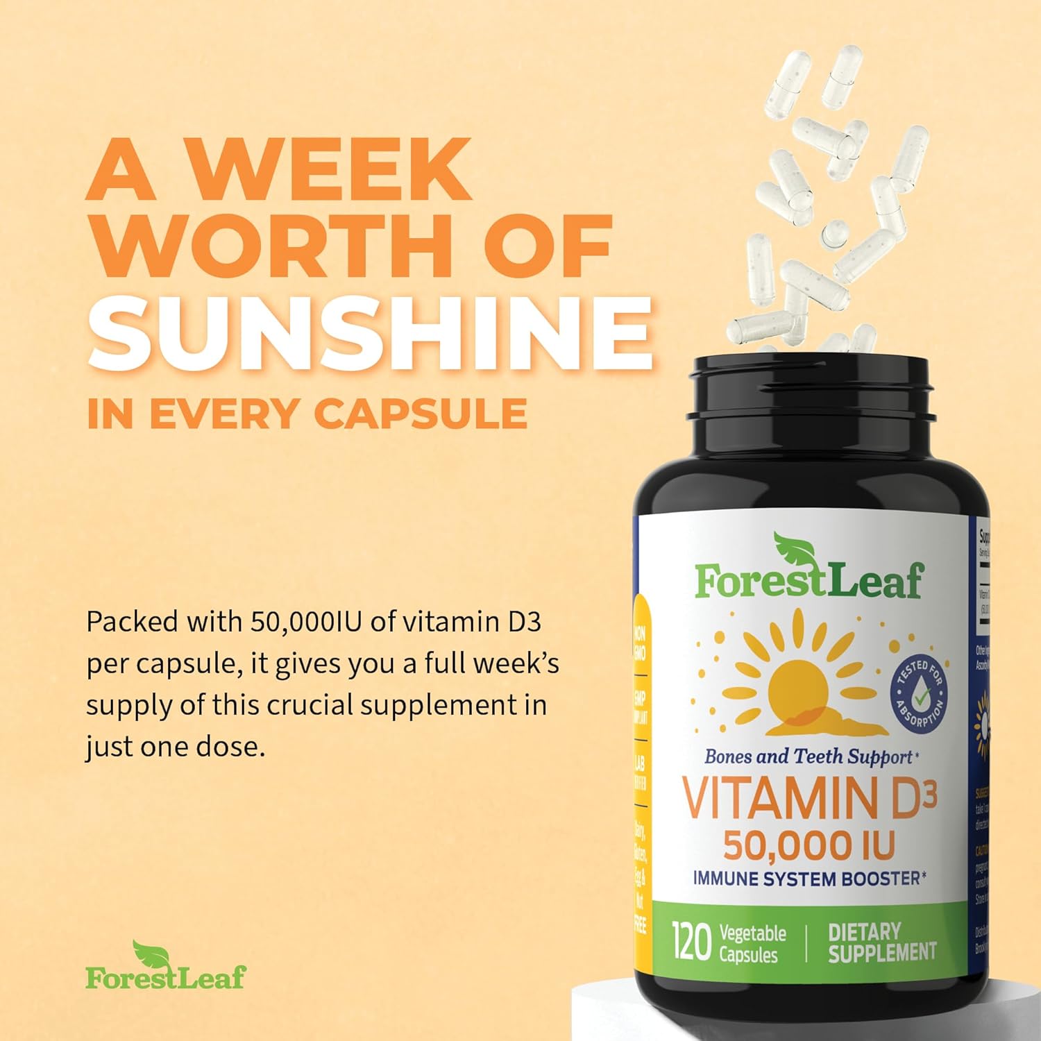 forestleaf-vitamin-d3-50000-iu-weekly-supplement-capsules-for-bone-teeth-immune-support---easy-swallow-pure-d3---120-count-2-pack-4