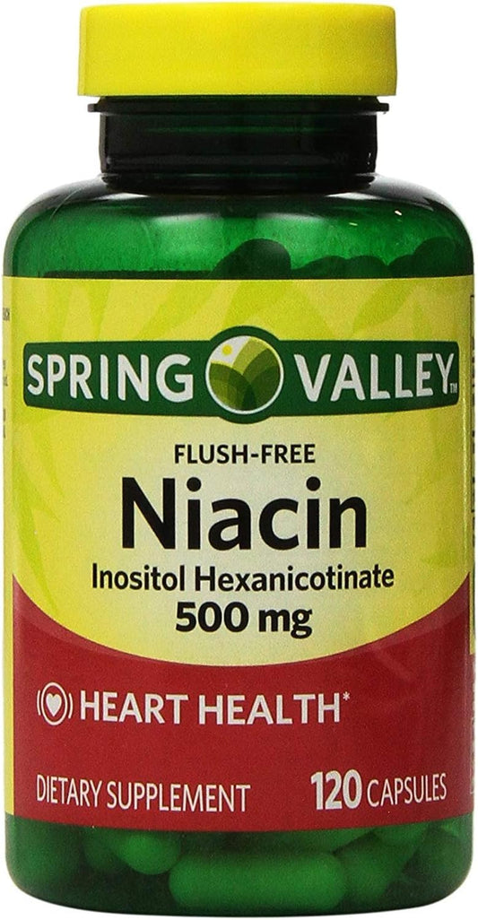 spring-valley-niacin-500mg-capsules---flush-free-vitamin-b3-supplement-for-heart-health---120-count-1