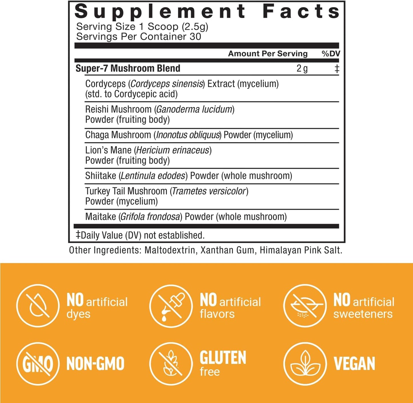 force-factor-modern-mushrooms-powder---energy-focus-immunity-digestion-support-supplement-with-cordyceps-turkey-tail-chaga-reishi-lions-mane-shiitake---unflavored-30-servings-5