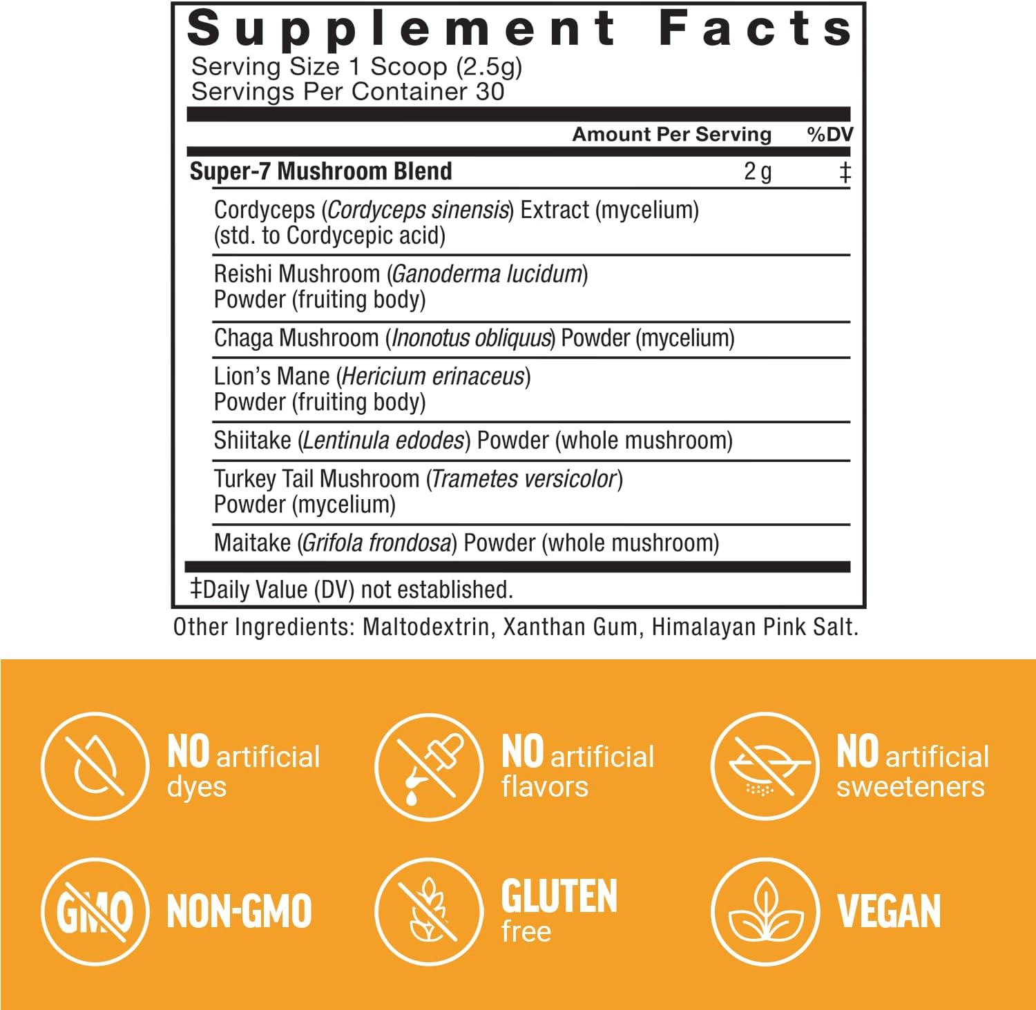 force-factor-modern-mushrooms-powder---energy-focus-immunity-digestion-support-supplement-with-cordyceps-turkey-tail-chaga-reishi-lions-mane-shiitake---unflavored-30-servings-5
