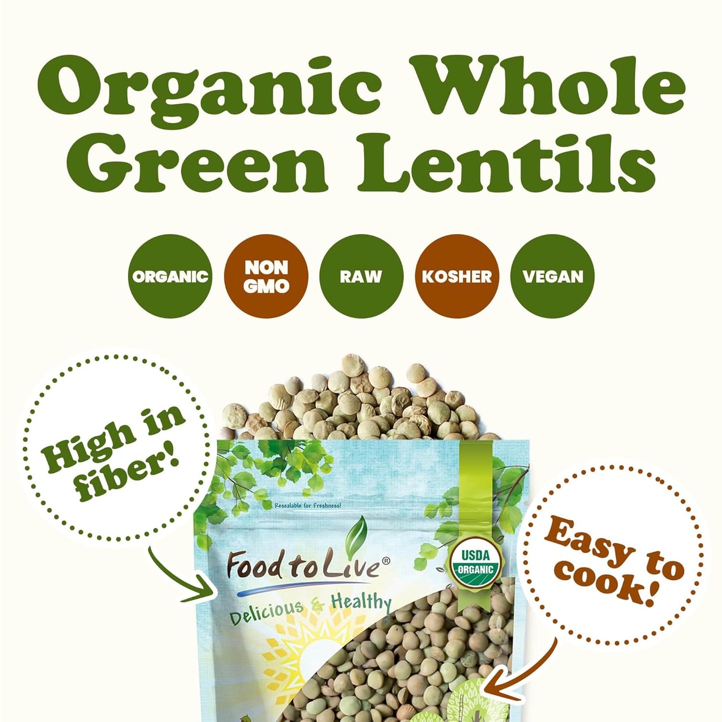 organic-whole-green-lentils-3-lbs---non-gmo-dried-raw-beans-sproutable-vegan-kosher---high-in-folate-fiber-protein---no-soaking---ideal-for-soups-veggie-burgers---bulk-packaging-4