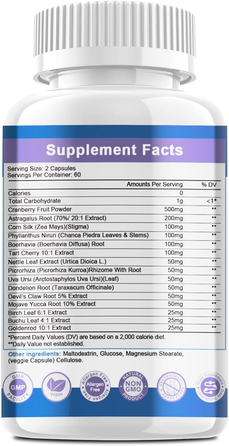 kidney-cleanse-detox-repair-capsules---herbal-support-supplement-for-men-and-women-with-cranberry-astragalus-and-uva-ursi---promotes-urinary-tract-and-bladder-health---120-capsules-7