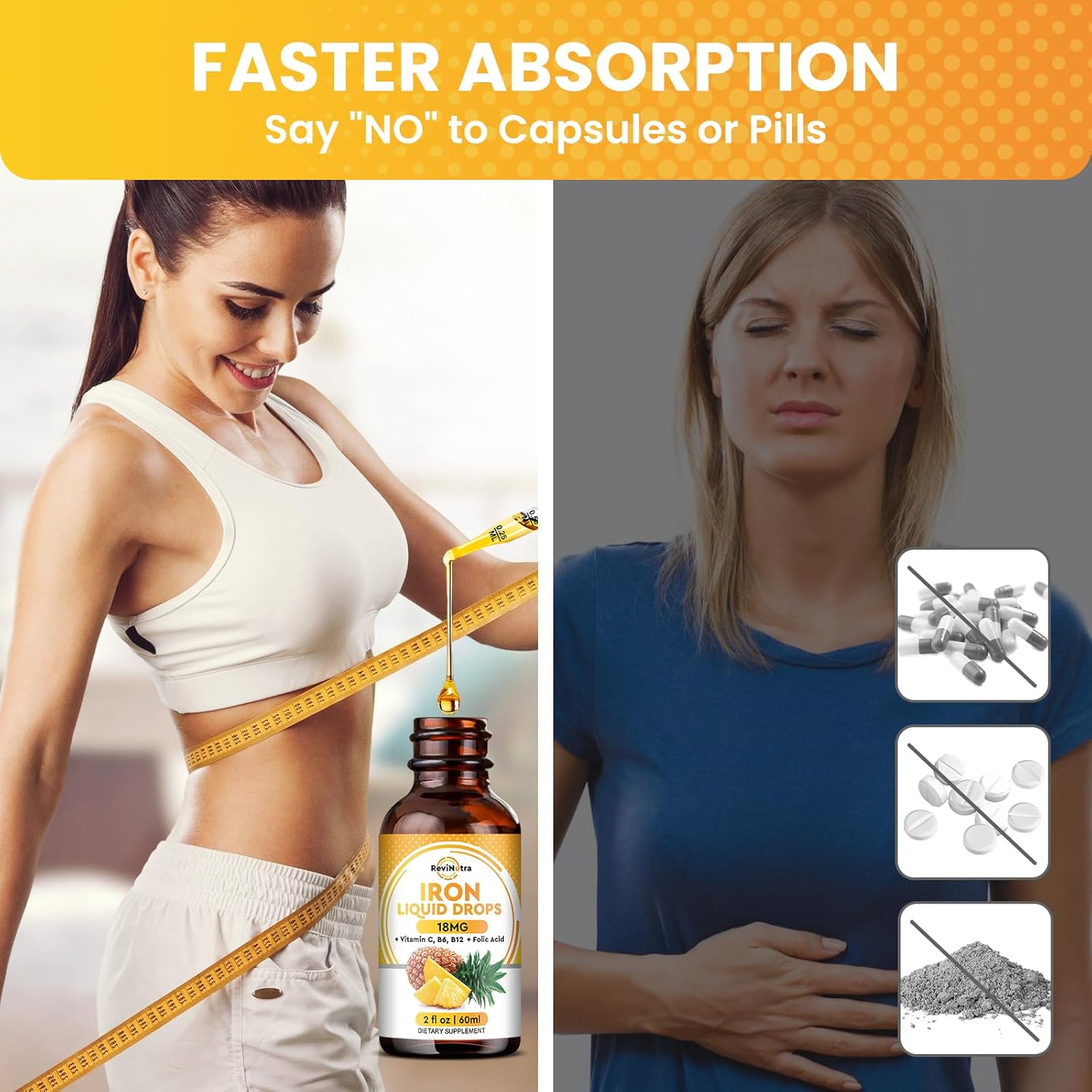 liquid-iron-supplement-with-folate-vitamin-c-b6-b12-for-anemia-energy-support-pineapple-flavor---2-fl-oz---women-men-kids-6