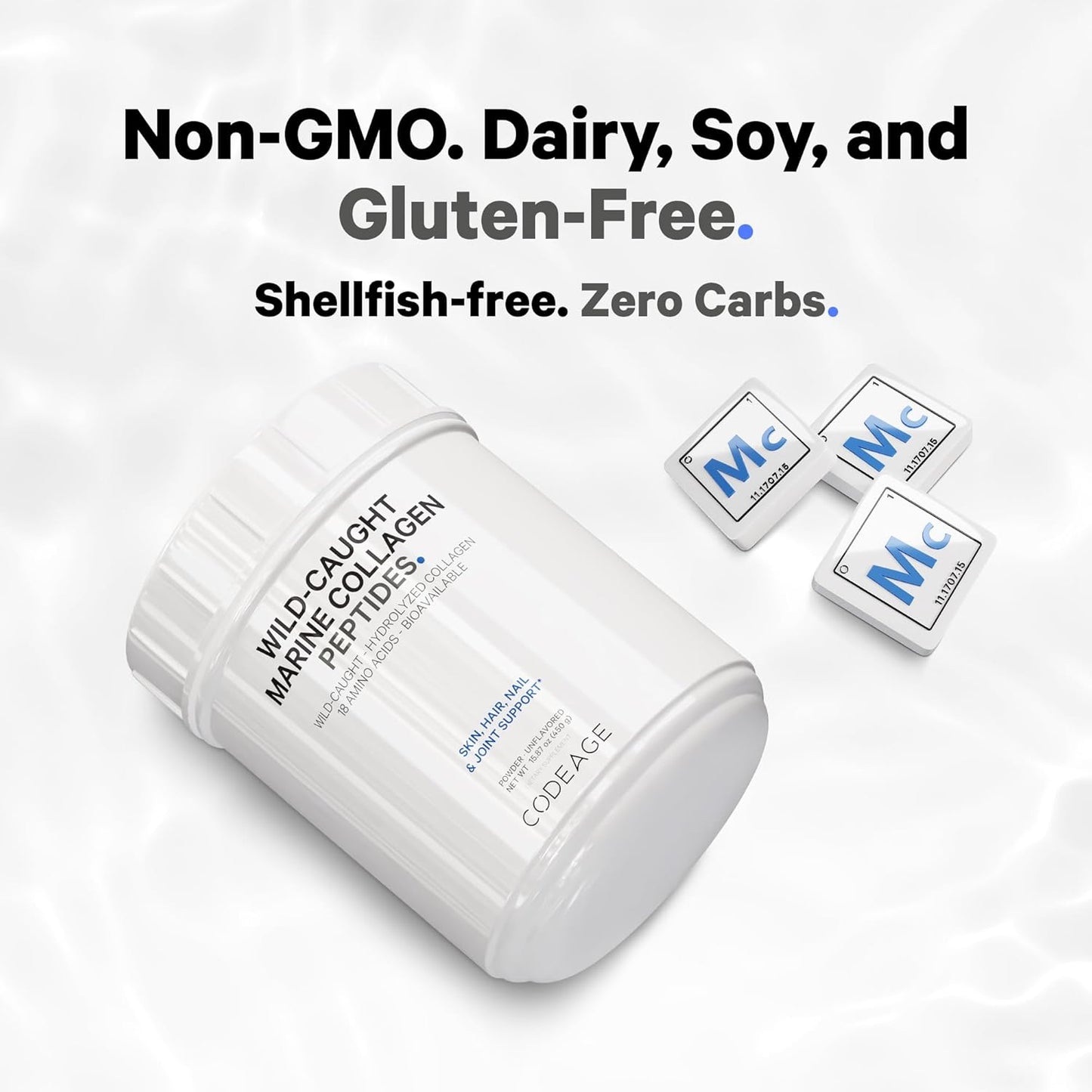 wild-caught-hydrolyzed-fish-collagen-peptides-powder---type-1-3-protein-supplement-for-skin-hair-nails---amino-acids---paleo-friendly---non-gmo---1587-oz-7