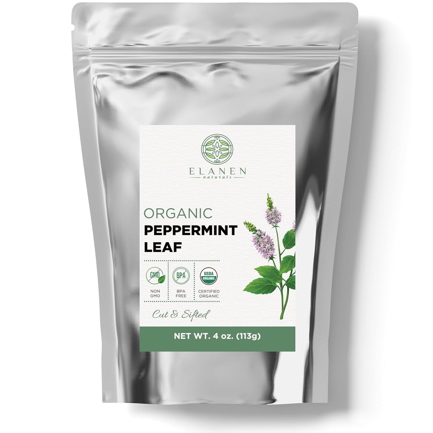 usda-certified-organic-peppermint-leaves-tea---4-oz-113g-loose-leaf---elanen-naturals-dried-mint-tea-bulk---cut-sifted-mint-1