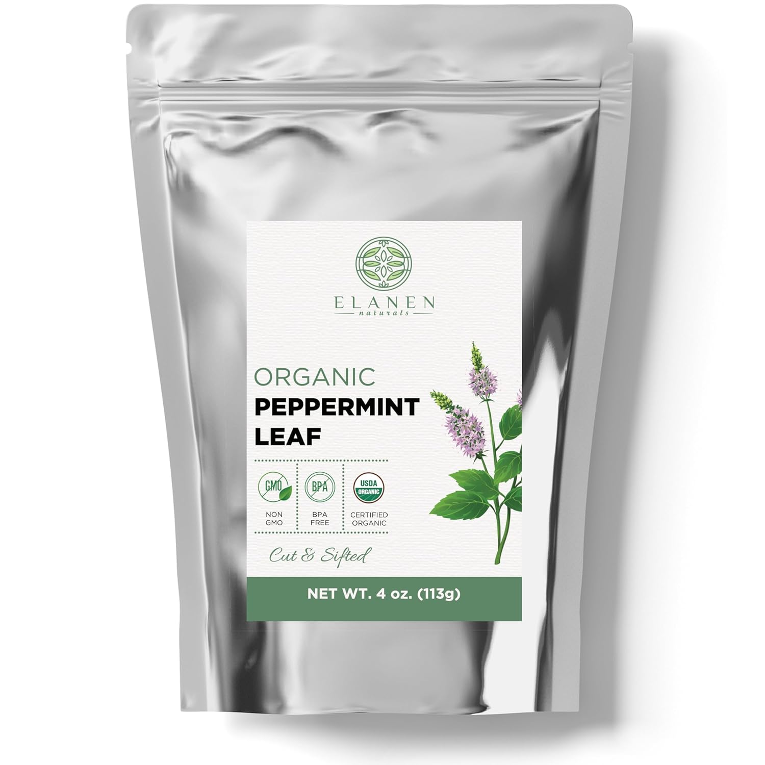 usda-certified-organic-peppermint-leaves-tea---4-oz-113g-loose-leaf---elanen-naturals-dried-mint-tea-bulk---cut-sifted-mint-1