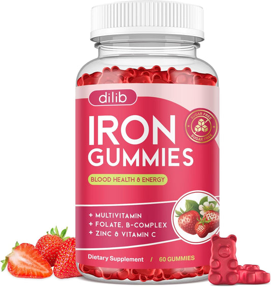 iron-gummies-with-multivitamin-for-men-and-women---vegan-iron-supplement-with-zinc-vitamin-b-complex-c-b12-folate---energy-support-and-blood-builder---strawberry-flavor---60-gummies-1