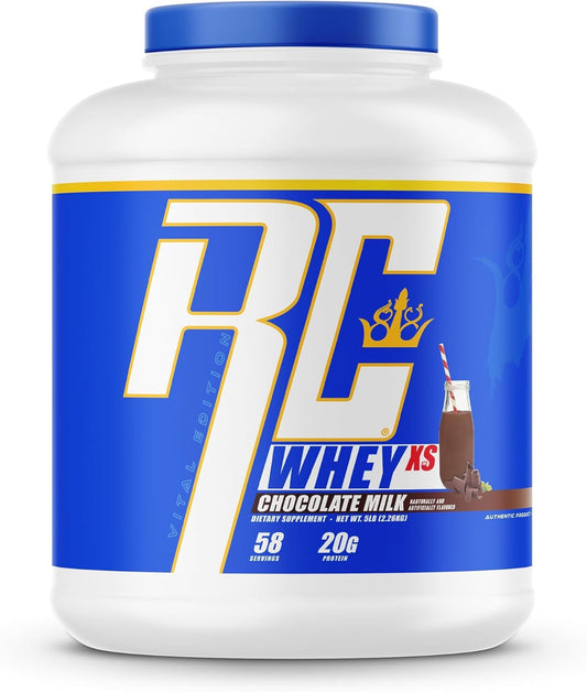 ronnie-coleman-signature-series-whey-xs-protein-powder---5-lb-bottle-milk-chocolate---pre-workout-shake-mix-for-lean-muscle-support---low-sugar-supplement-for-women-men-1