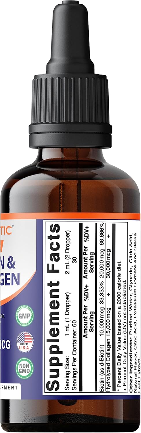 liquid-biotin-collagen-hair-growth-formula-for-men-women---supports-healthy-hair-skin-nails---2-pack-2-fl-oz-4
