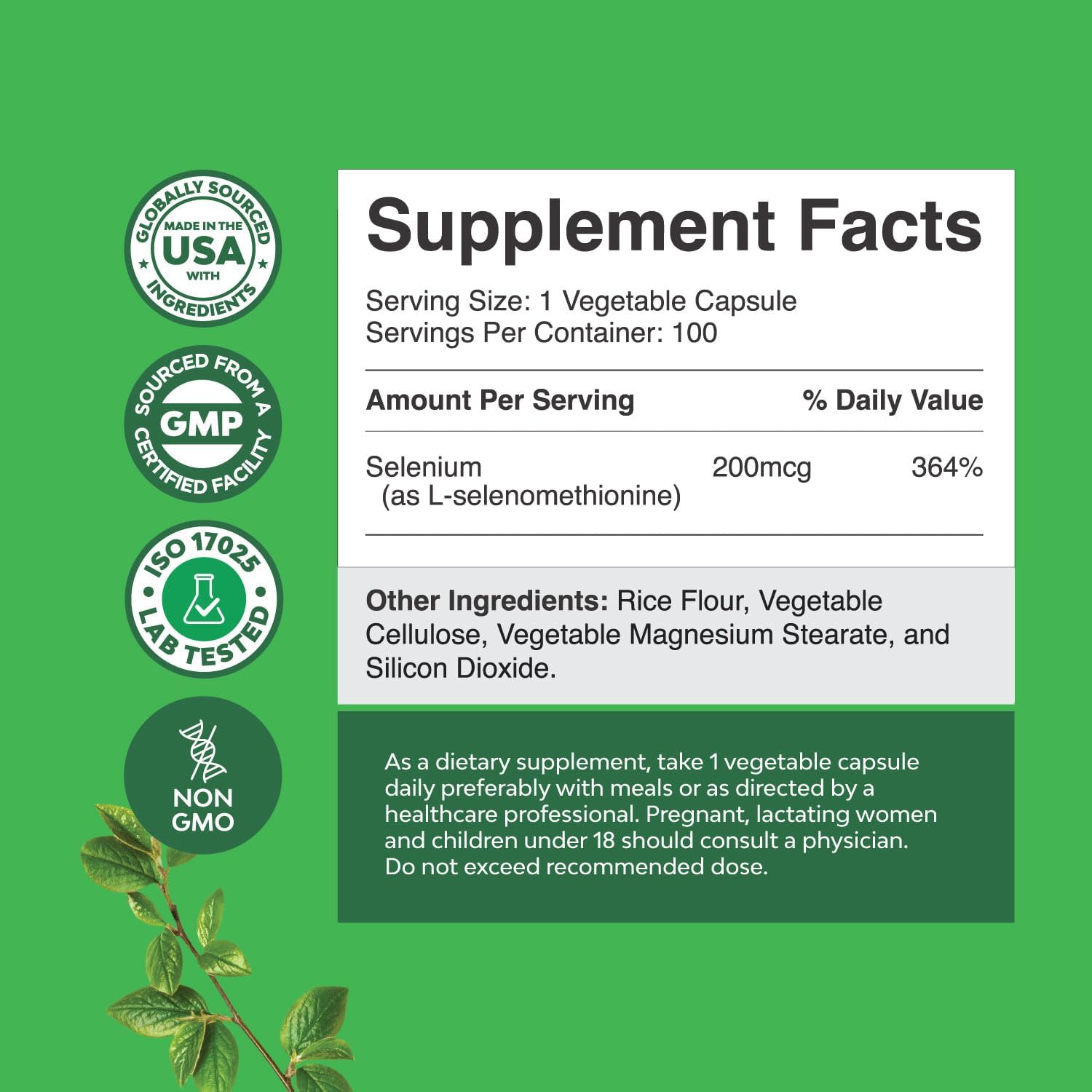 high-potency-yeast-free-selenium-200mcg-capsules---immunity-antioxidant-thyroid-support---vegan-non-gmo-gluten-free---made-in-usa---100-servings-2