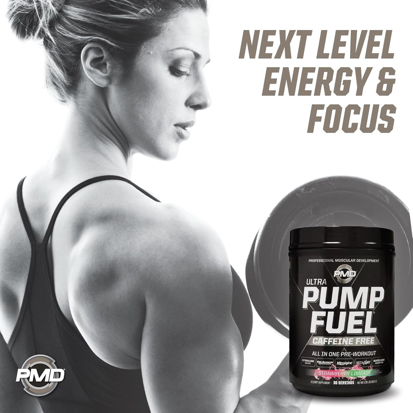 pmd-sports-ultra-pump-fuel-caffeine-free-strawberry-limeade-pre-workout-drink-mix---energy-endurance-complex---30-servings-7