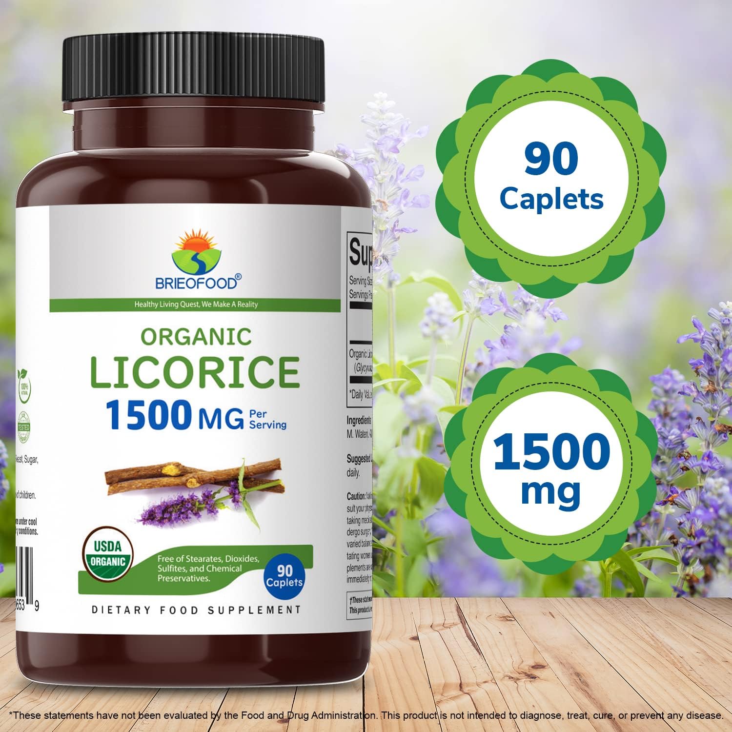 organic-licorice-tablets-1500mg---90-vegetarian-tablets-gluten-free-45-servings-6