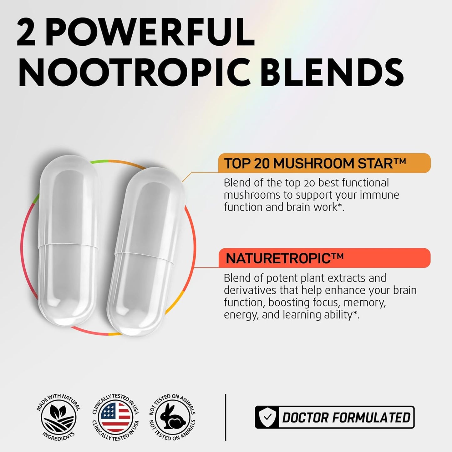 organic-nootropic-mushroom-supplement-with-kava-kava-root-cordyceps-lions-mane-reishi---energy-vitamins-for-women---ashwagandha-magnesium---60-capsules-3