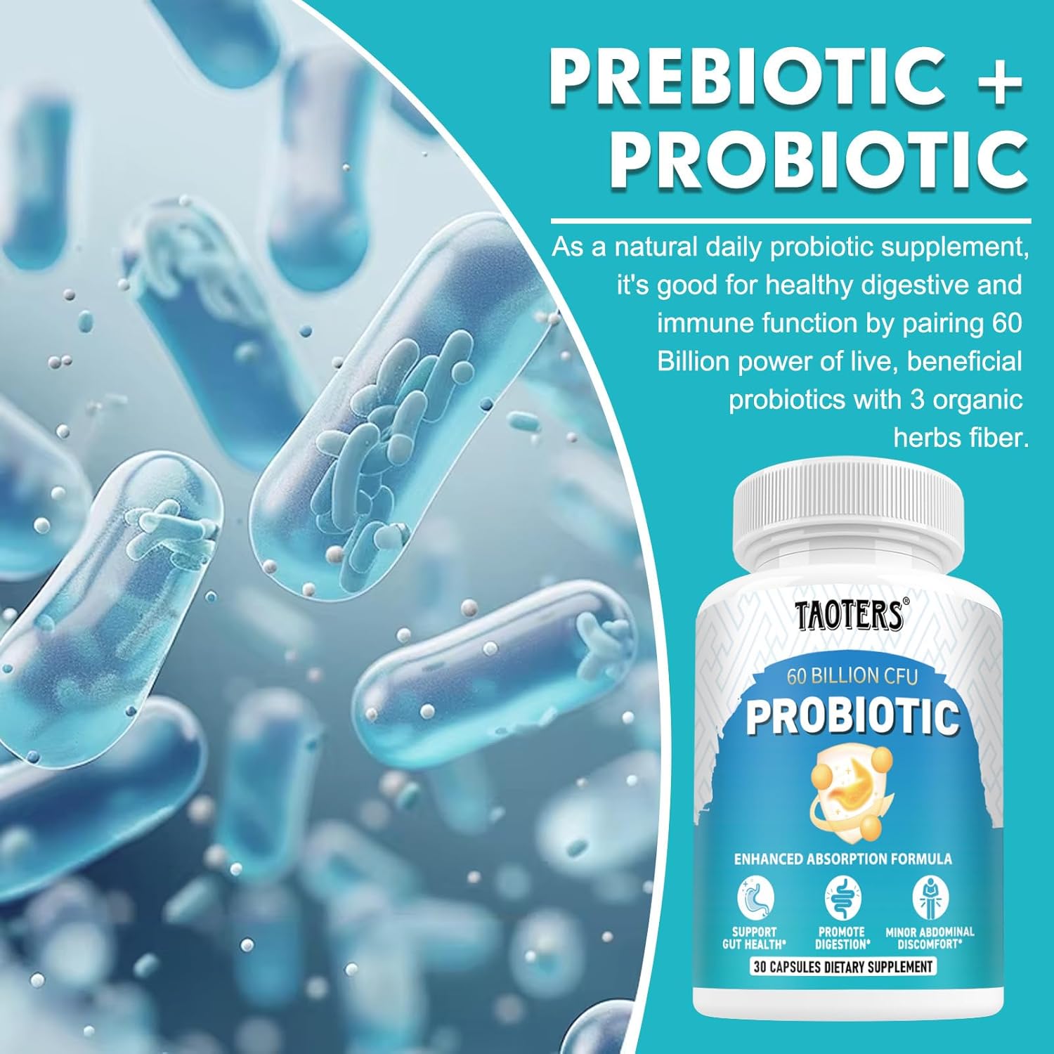 60-billion-cfu-probiotic-supplement-with-10-strains---prebiotics-and-probiotics-for-gut-health---supports-immune-system-ph-balance-diarrhea-gas-bloating---30-capsules-5