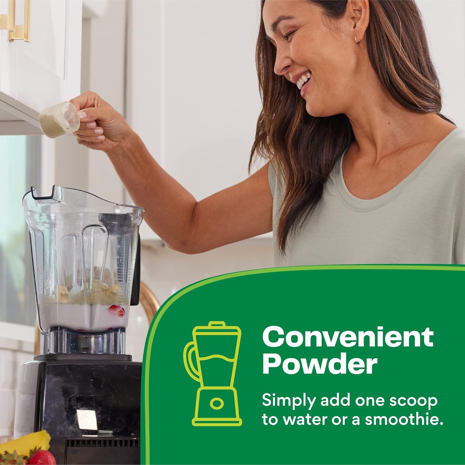 Organic Plant-Based Vegan Protein Powder with 25g Protein - Creamy Vanilla Flavor, Dairy, Gluten, Soy Free - 10 Servings - Espot.com.au