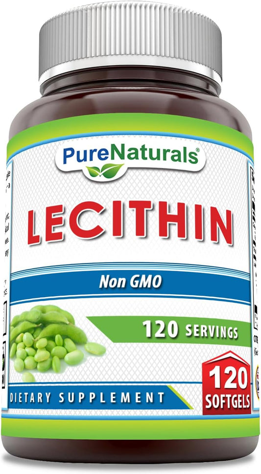high-potency-pure-naturals-lecithin-1200-mg-softgels-supplement---non-gmo-gluten-free---120-count-1