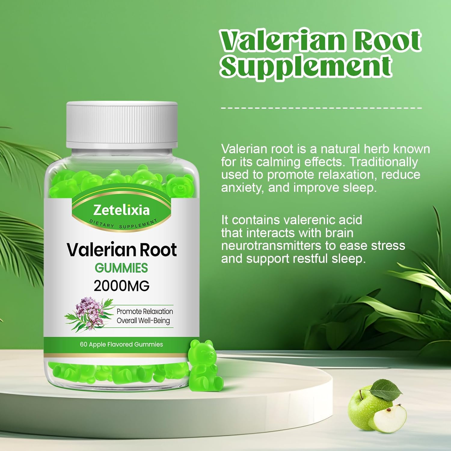 organic-valerian-root-gummies-2-pack-2000mgserving-herbal-supplement-for-relaxation-mood-support---vegan-non-gmo-apple-flavor---120-count-3