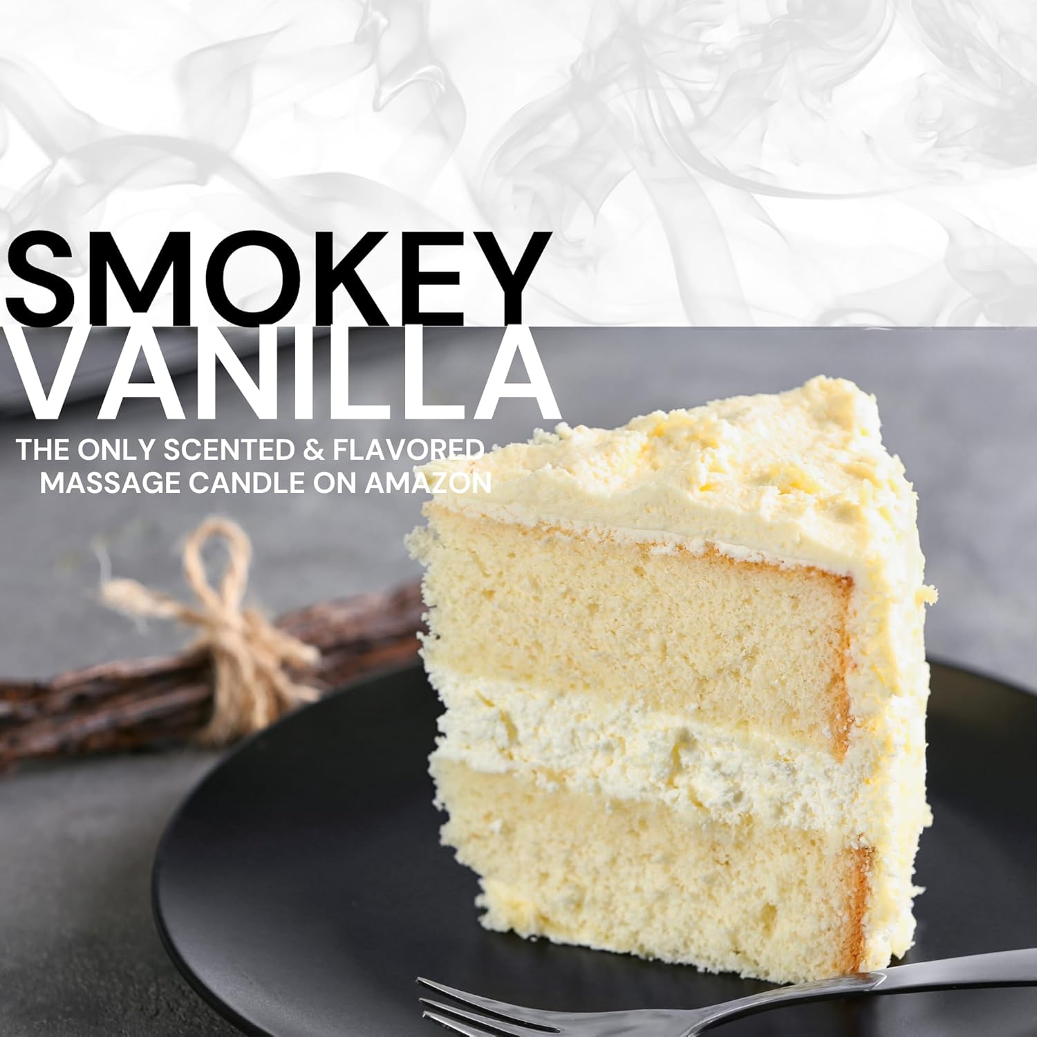 Soy Wax Massage Candle for Couples - Aromatherapy Candle for Relaxing Oil Therapy, TikTok Trend Smokey Vanilla Scented Candle - Spa Essentials for Elegant Massage Experience - Espot.com.au