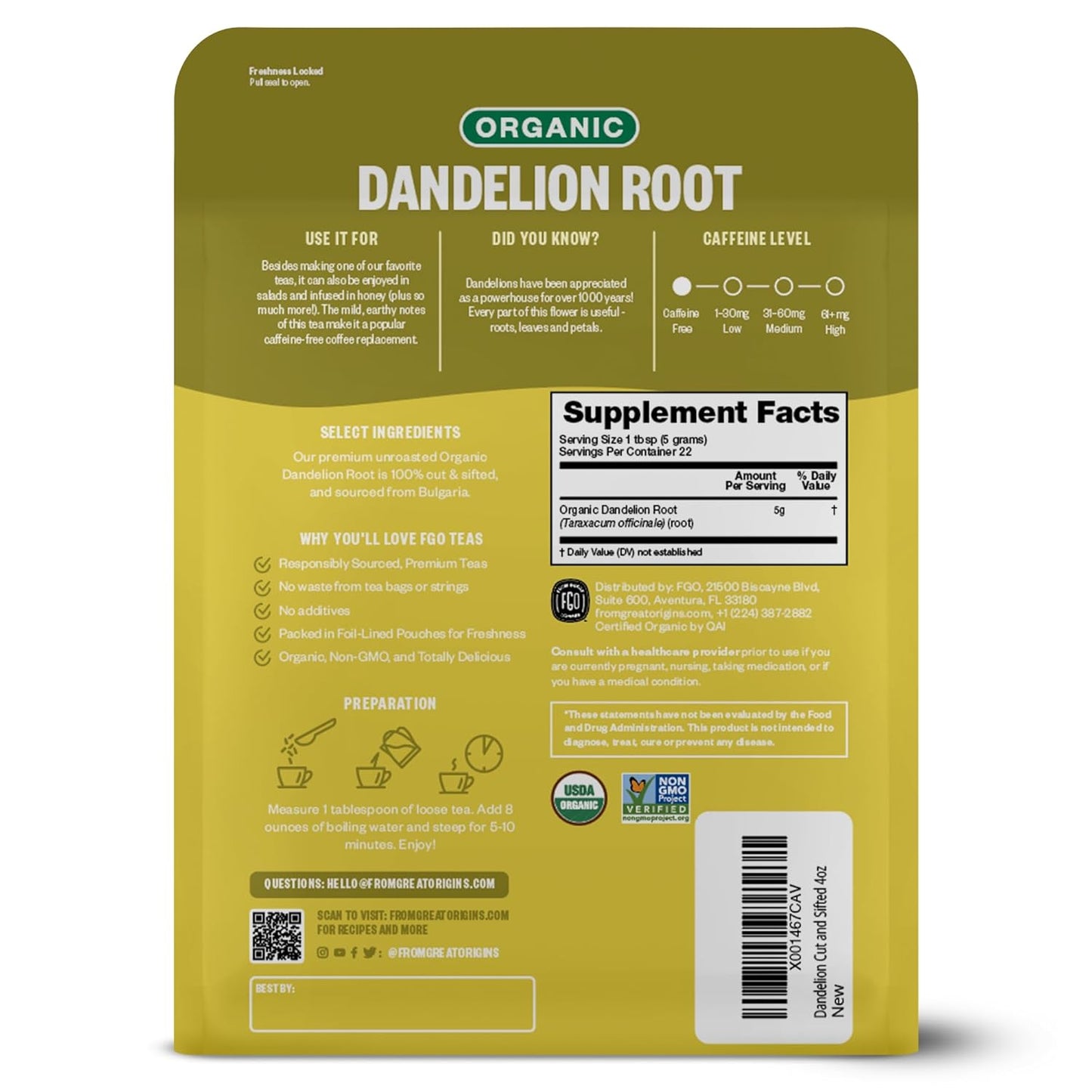 organic-dandelion-root-loose-tea-4oz-resealable-bag---cut-sifted---fgo-2