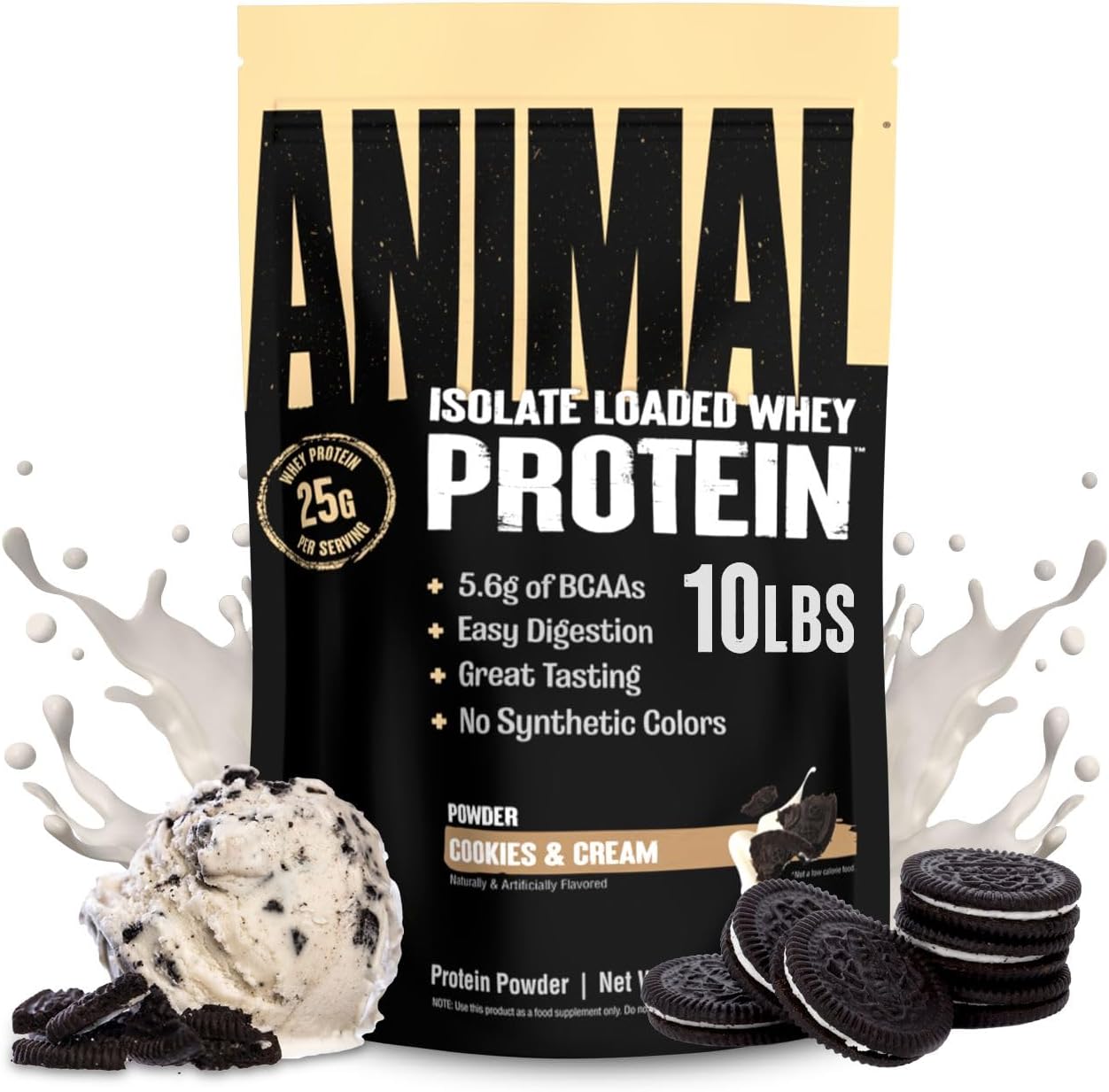 cookies-cream-animal-whey-isolate-protein-powder---25g-protein-for-pre-post-workout-muscle-building-recovery---digestive-enzymes-for-men-women---low-sugar-great-taste---10-lbs-1