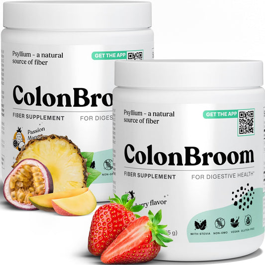 strawberry-tropical-fruits-colonbroom-psyllium-husk-powders---100-servings-for-bloating-relief-gut-health---vegan-non-gmo-fiber-supplement-1
