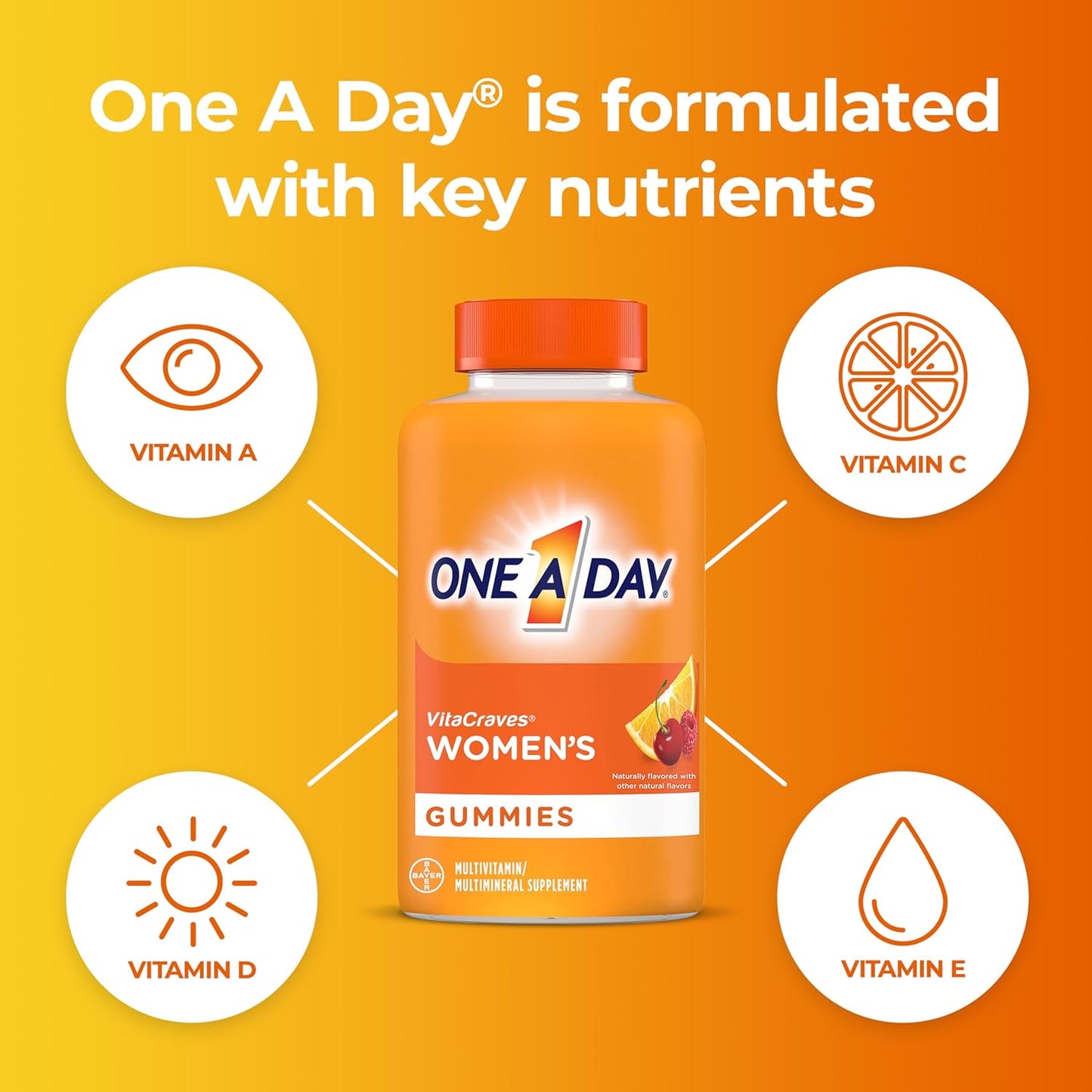womens-multivitamin-gummies-with-vitamin-a-c-d-e-zinc-for-immune-support---orange-flavored-230-count-2