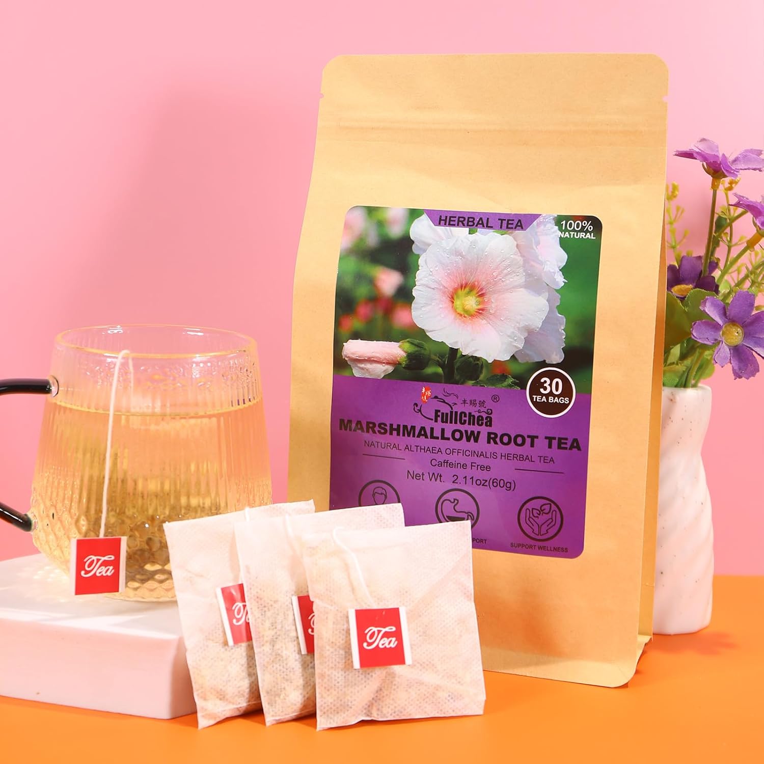 premium-marshmallow-root-tea---30-bags-2g-each---natural-althaea-officinalis---non-gmo-caffeine-free-herbal-tea-for-respiratory-support-and-digestion---fullchea-2