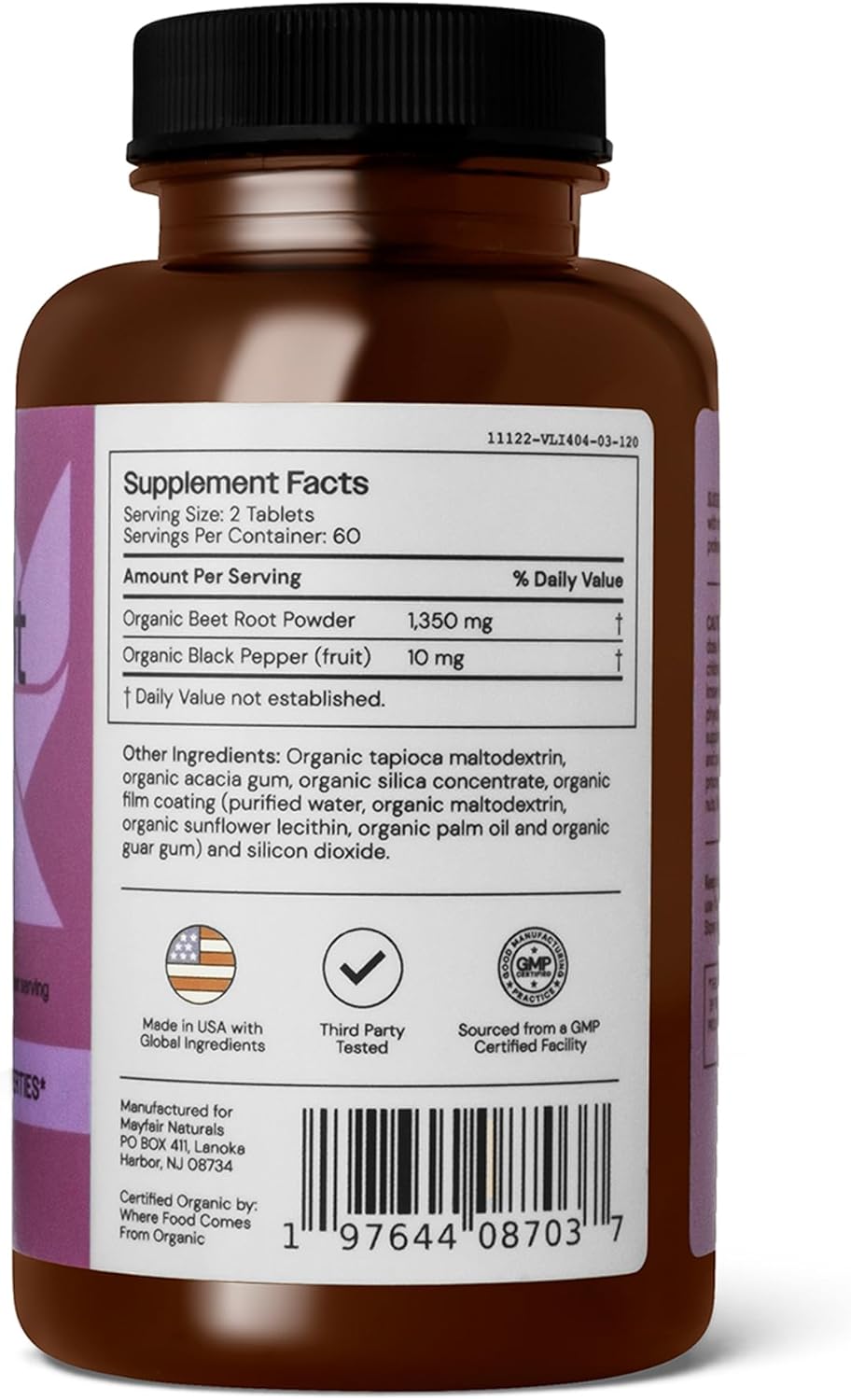 organic-beet-root-with-black-pepper-tablets---1350mg-usda-certified-powder-supplement---120-count-by-mayfair-naturals-3