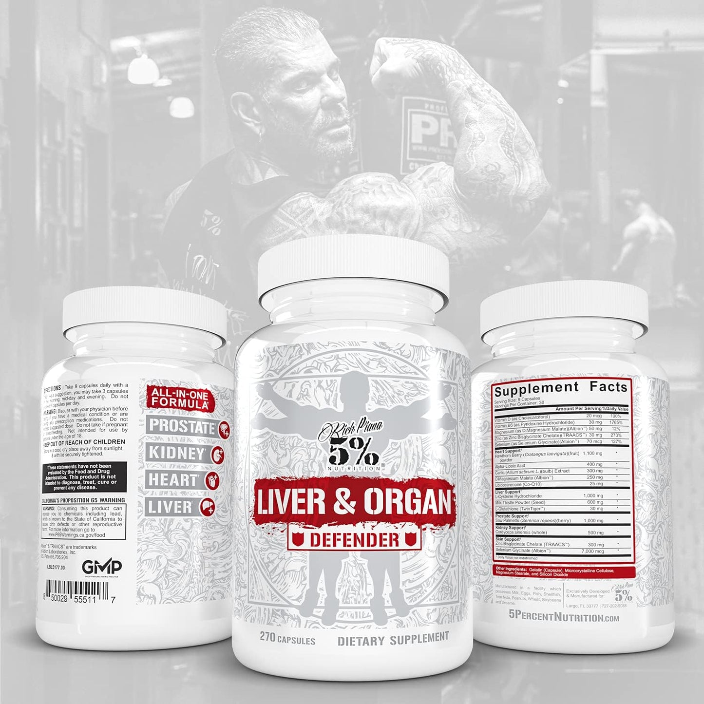 Liver & Organ Defender Stack with NAC & BiggerByTheDay for Heart, Liver, & Kidney Support + Anabolic Muscle Builder & Lean Mass Gainer with Turkesterone & L-Leucine - Espot.com.au