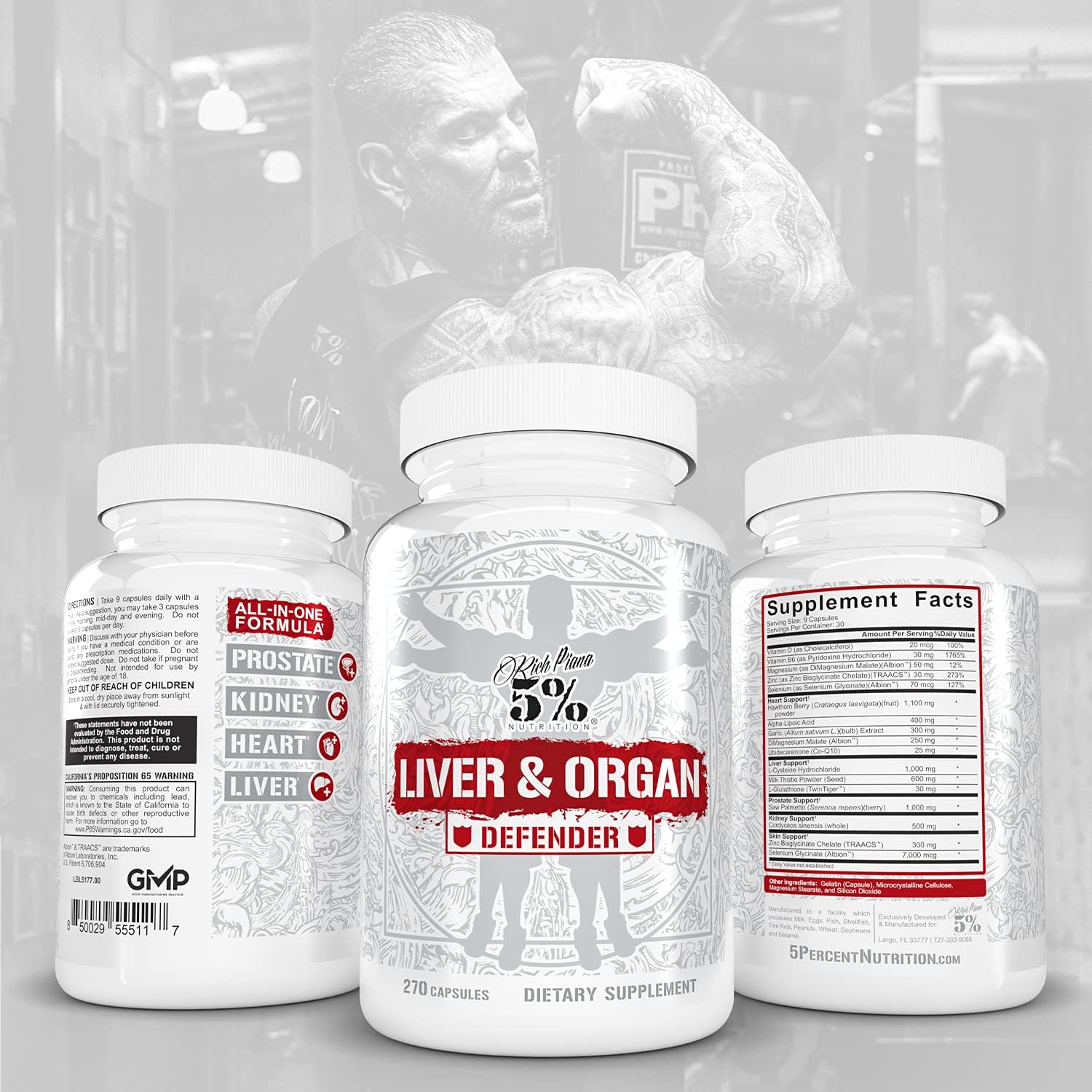 Liver & Organ Defender Stack with NAC & BiggerByTheDay for Heart, Liver, & Kidney Support + Anabolic Muscle Builder & Lean Mass Gainer with Turkesterone & L-Leucine - Espot.com.au