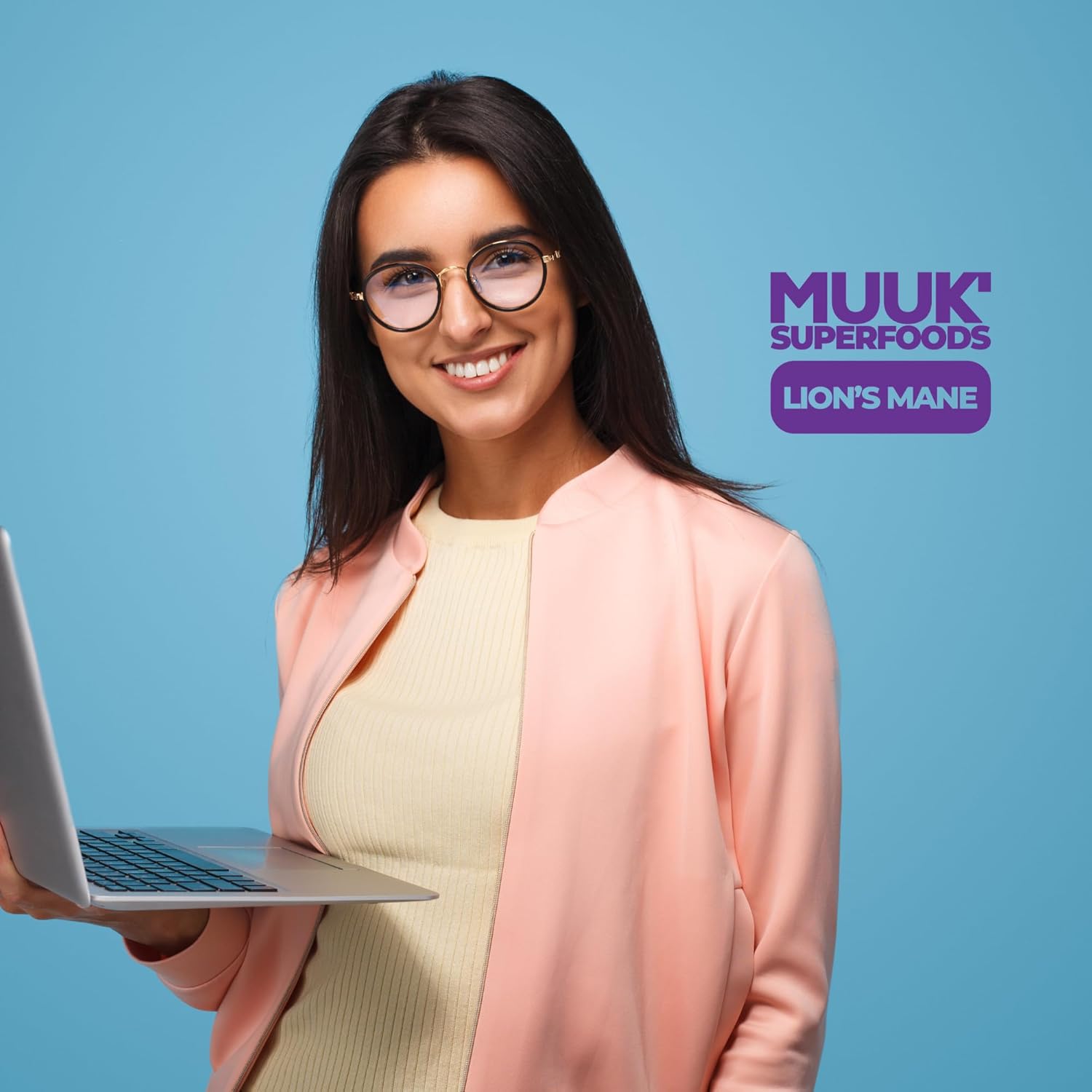 Organic Lion's Mane Mushroom Powder by MUUK' SUPERFOODS - Premium Quality Supplement for Cognitive Health and Immune Support - Espot.com.au