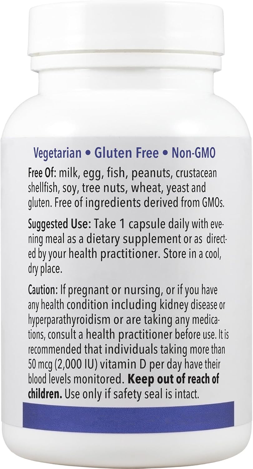 Patient One Vitamin D3 5,000 IU Supplement for Immune, Heart, and Bone Health - 240 Capsules - Espot.com.au