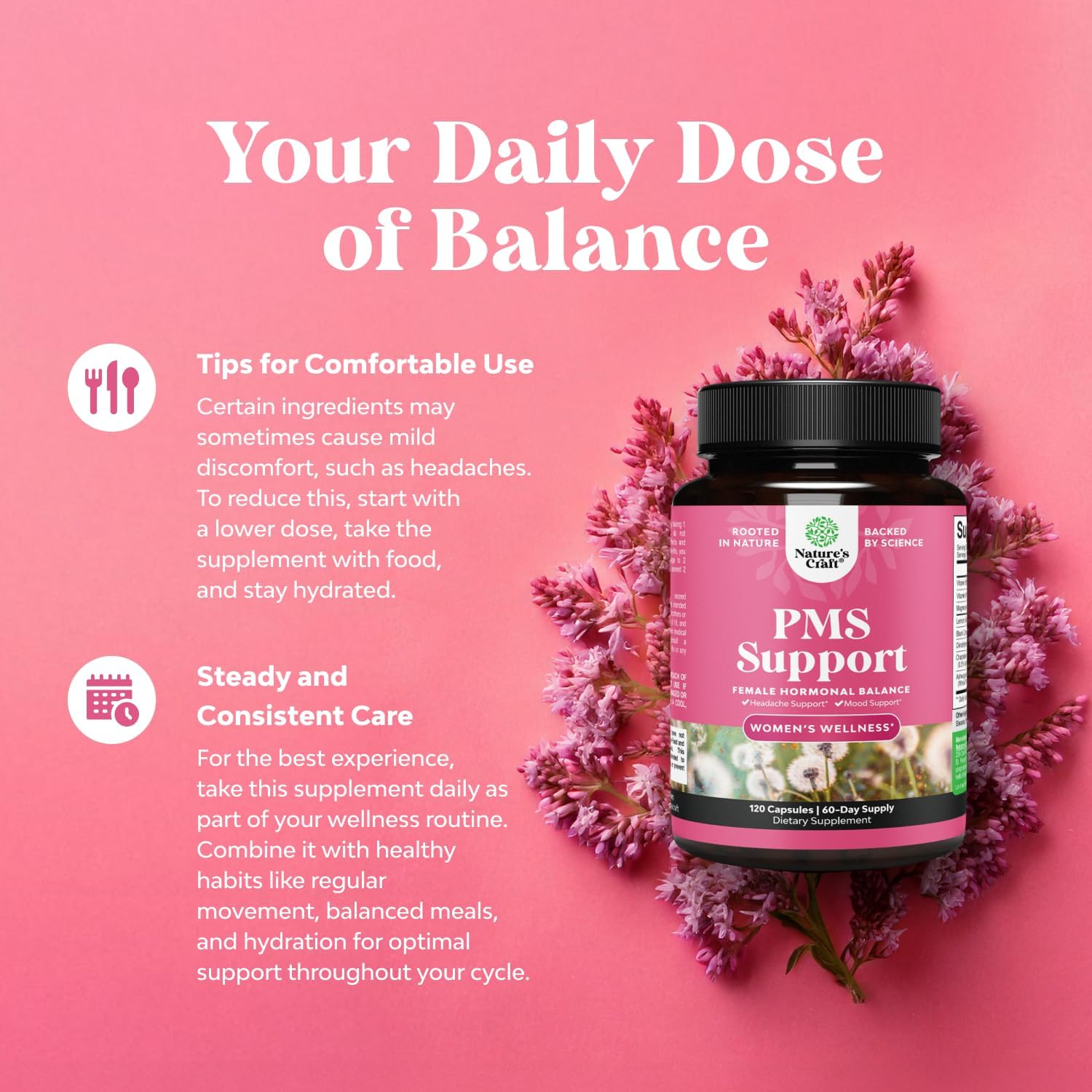 menstrual-hormone-balance-supplement-for-women---pms-support-with-dim-chasteberry-black-cohosh-ashwagandha---relief-for-period-cramps-menopause-symptoms-mood-swings---120-capsules-2