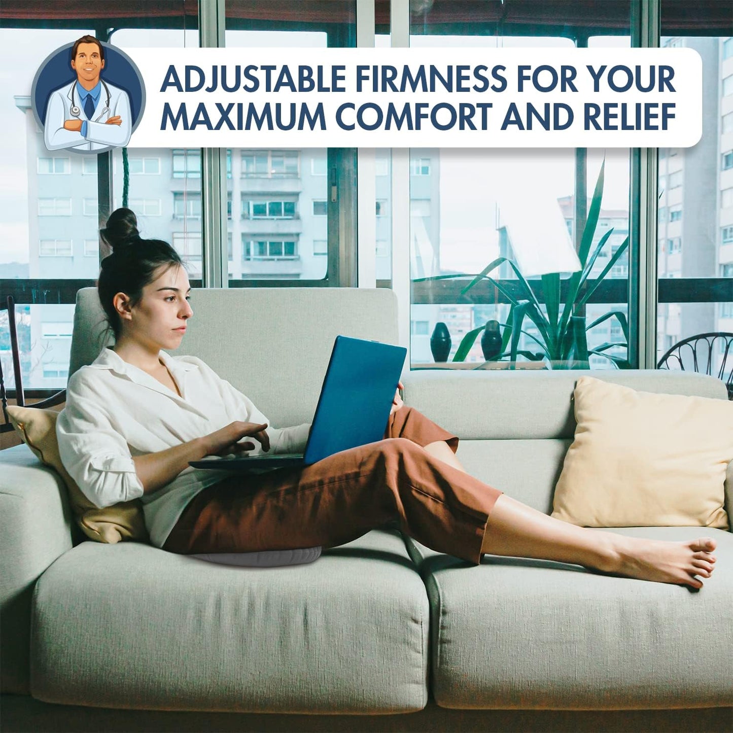 dr-fredericks-original-inflatable-donut-pillow-for-tailbone-pain-relief---seat-cushion-for-hemorrhoids-bed-sores-prostatitis---portable-travel-cushion-for-home-office-car-4